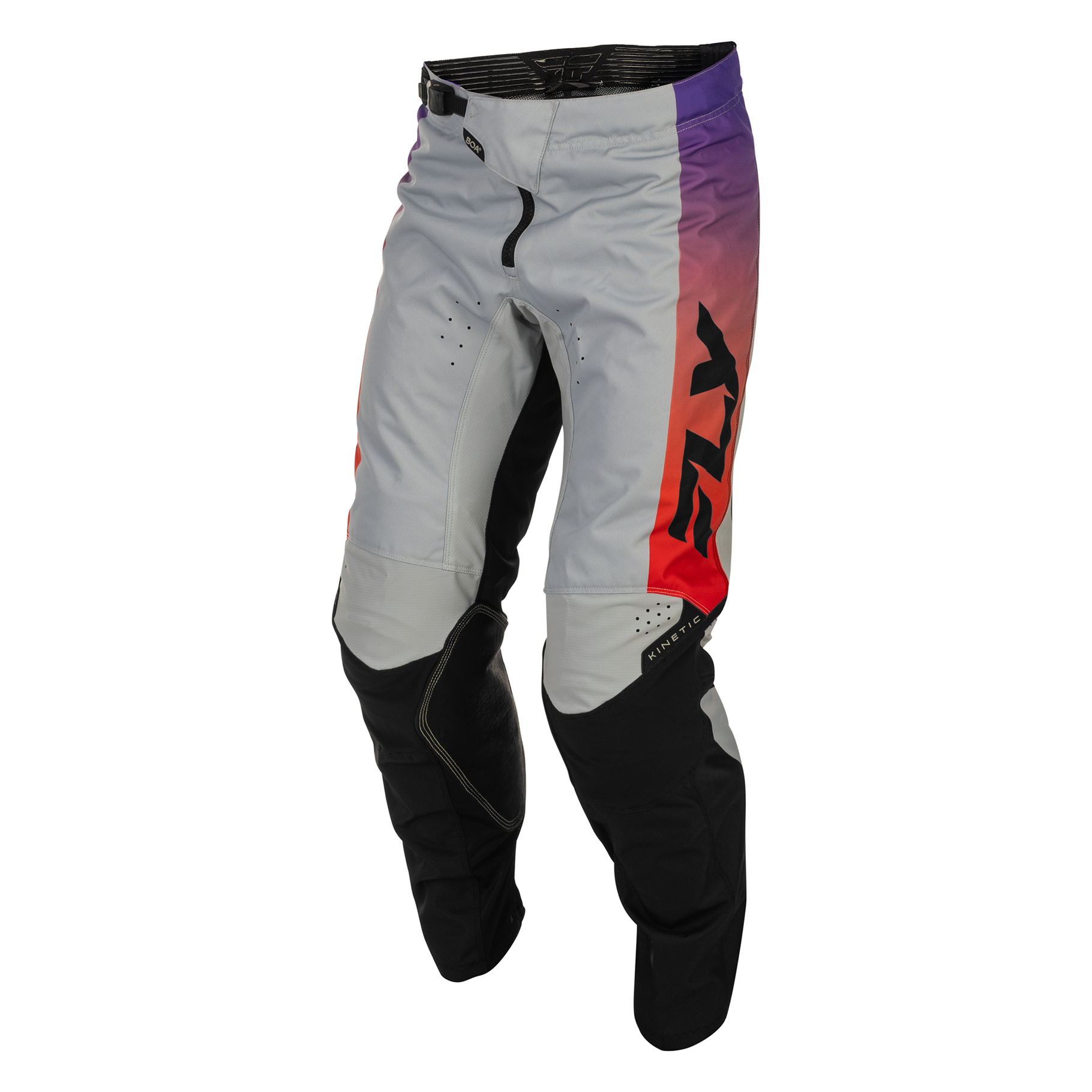 FLY Racing 2026 Kinetic Pants (Grey/Red/Purple/Black)