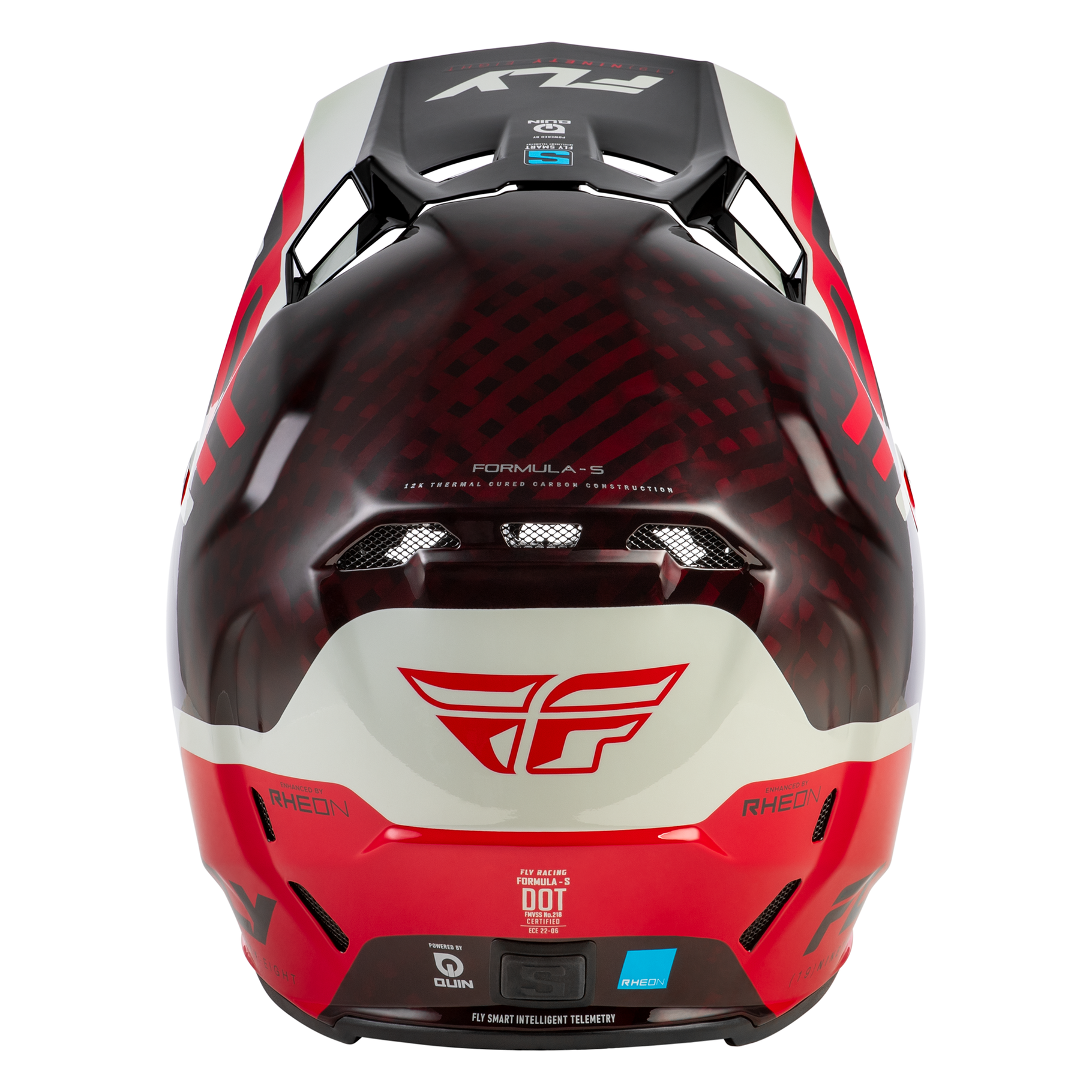 FLY Racing 2026 Formula S Byte Carbon (Red Carbon/Red/Grey)