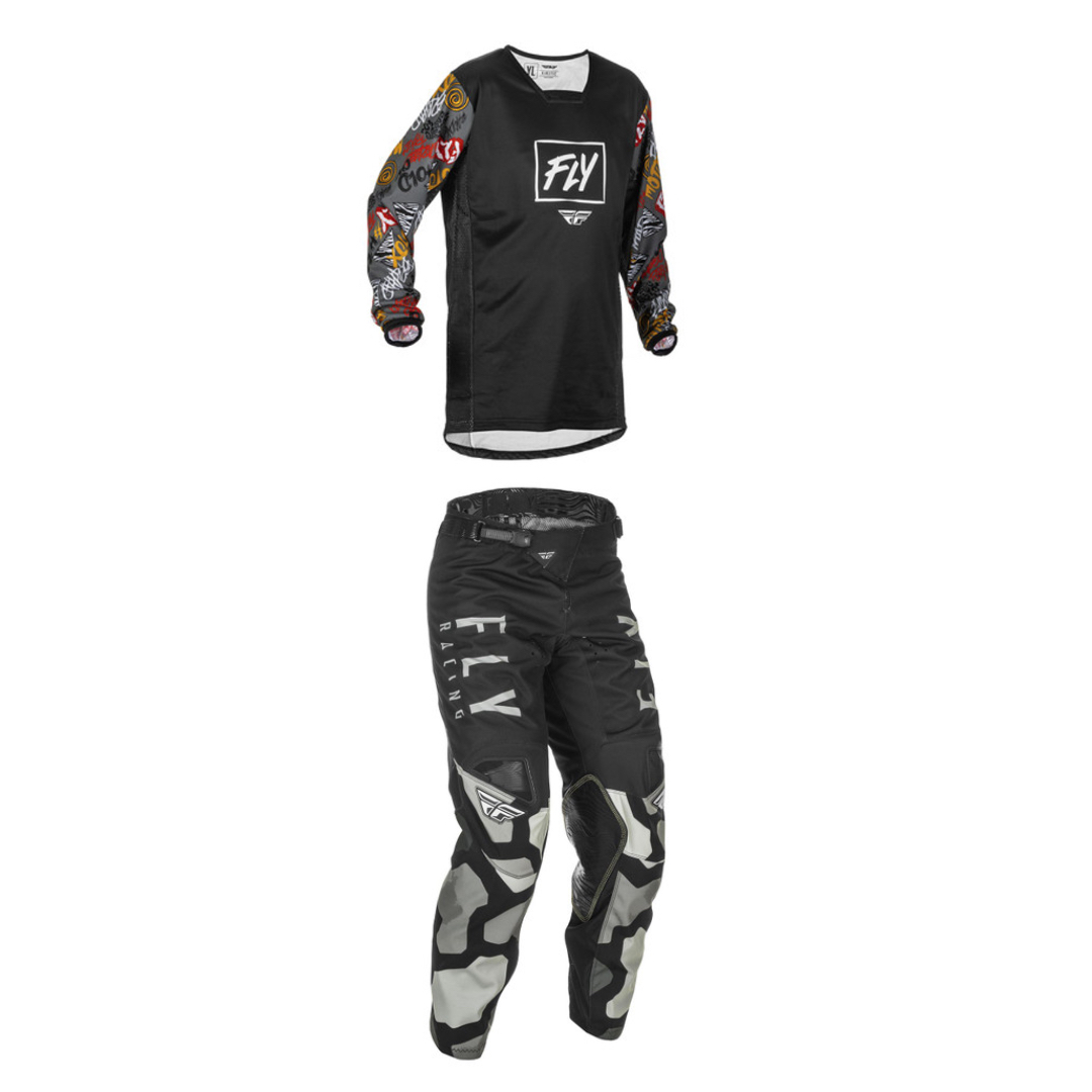 Fly Racing Youth Mixed Kit (Black)