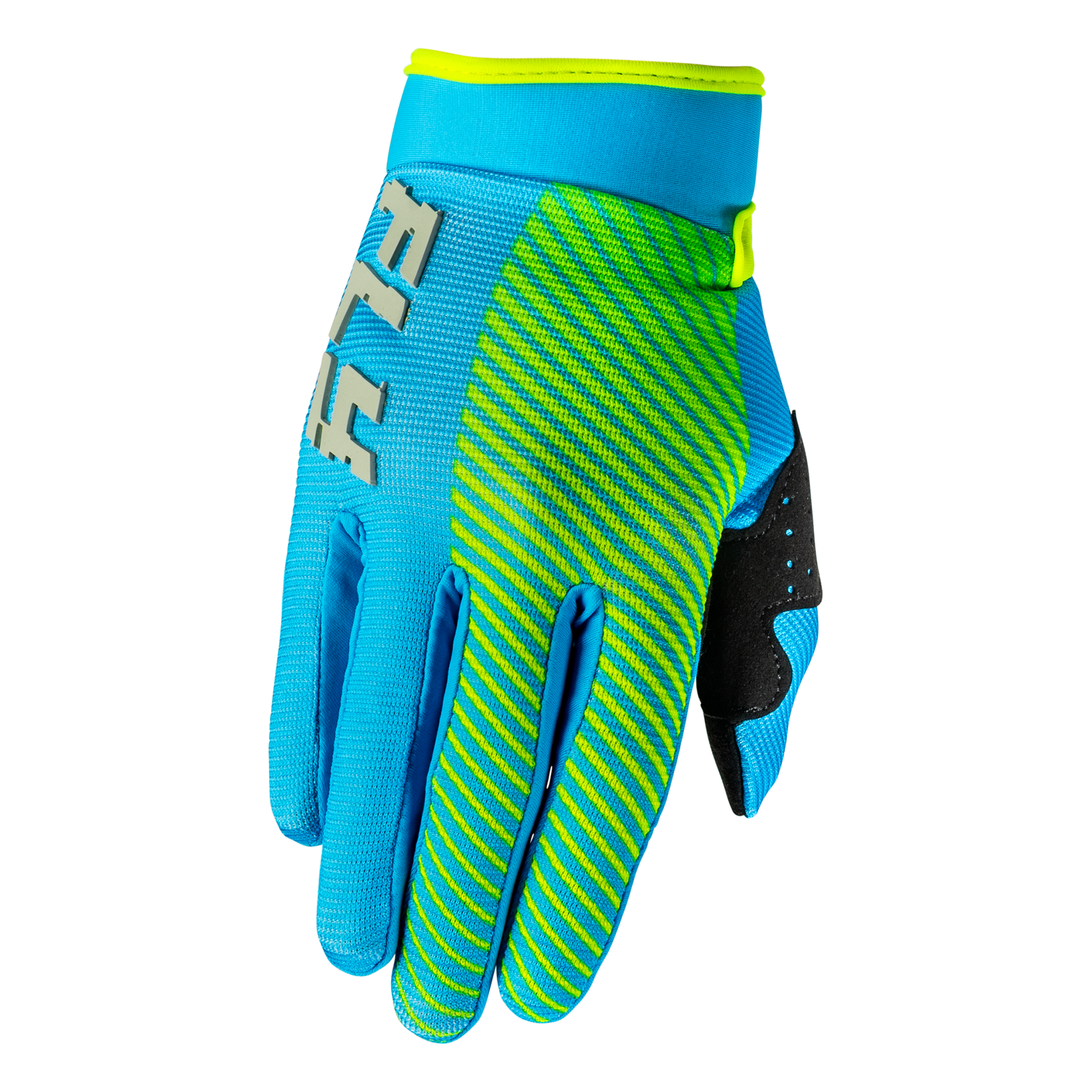 FLY Racing 2026 F-16 Youth Gloves (Blue/Hivis)