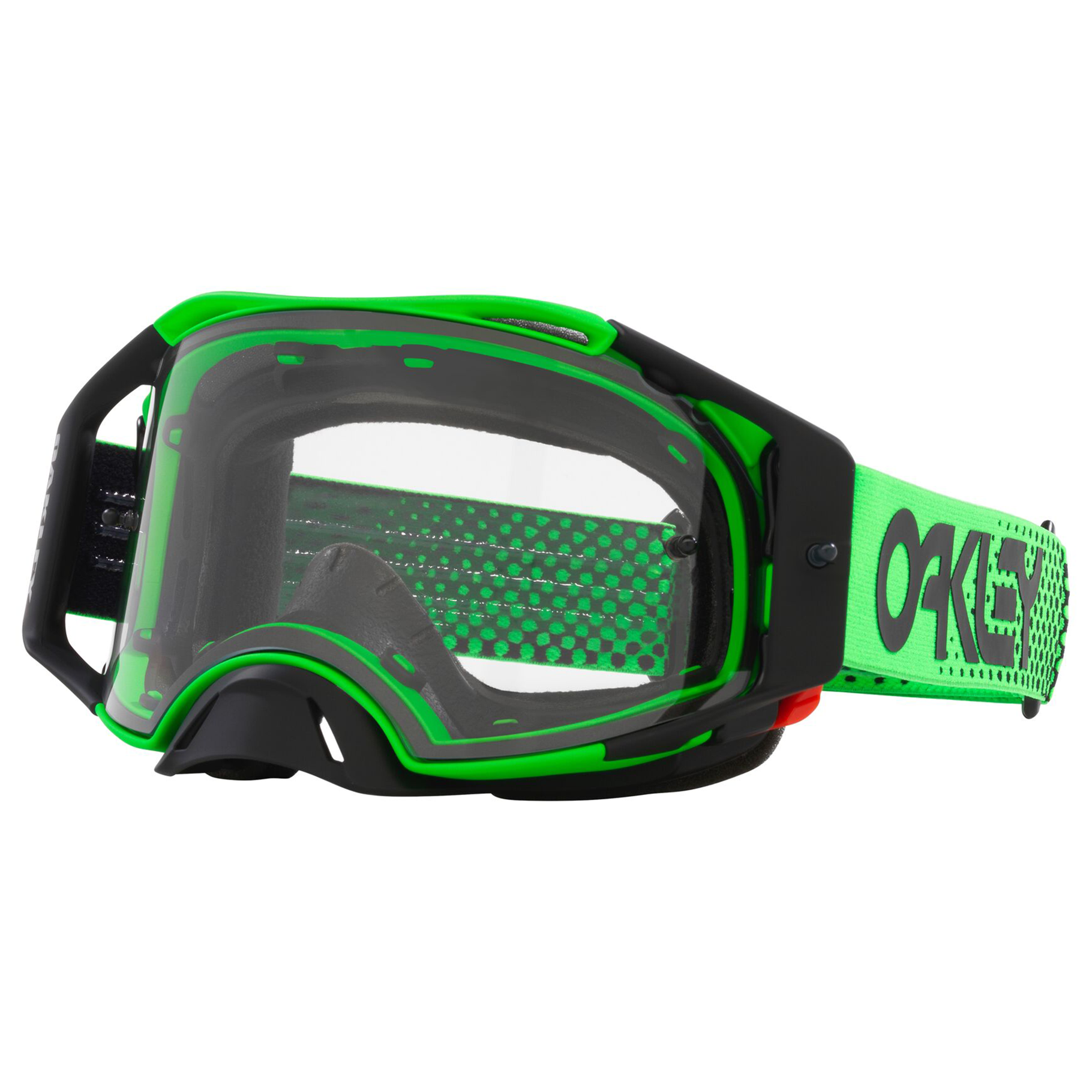 Oakley Airbrake Moto Goggle Green (Clear)