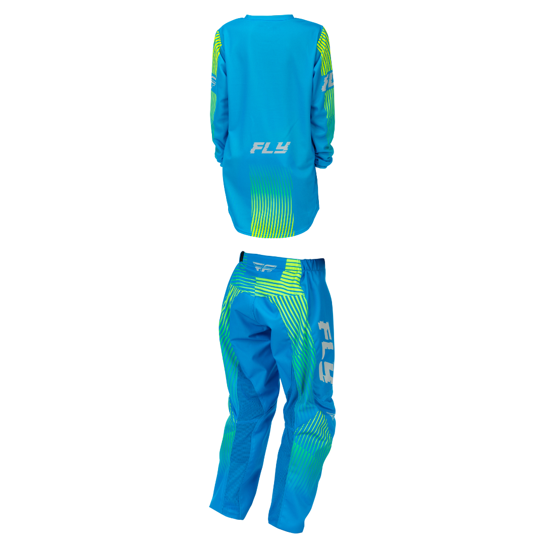 FLY Racing 2026 F-16 Youth Full Kit (Blue/Hivis)