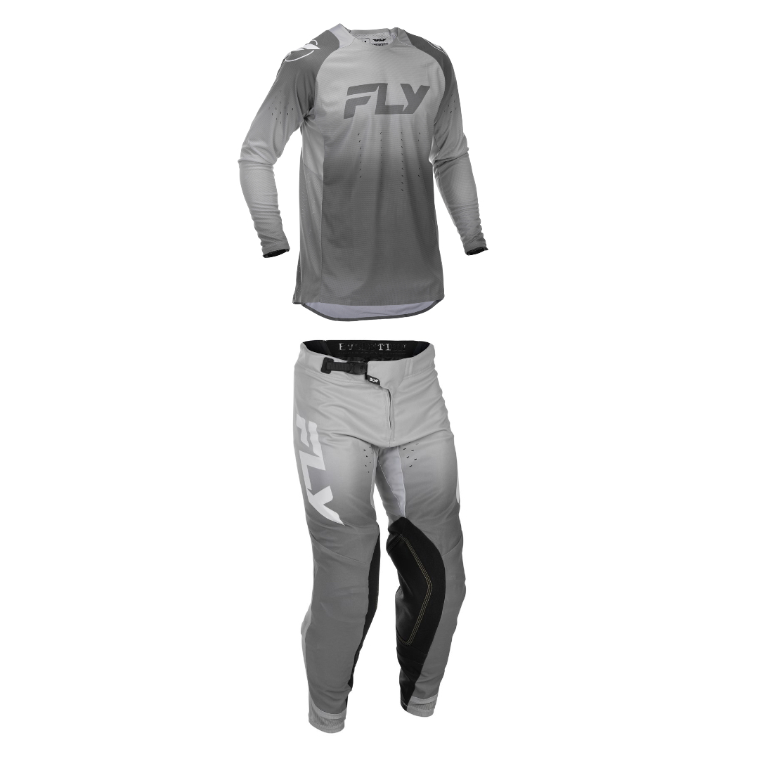 FLY Racing 2026 Evo DST Full Kit (White/Grey)
