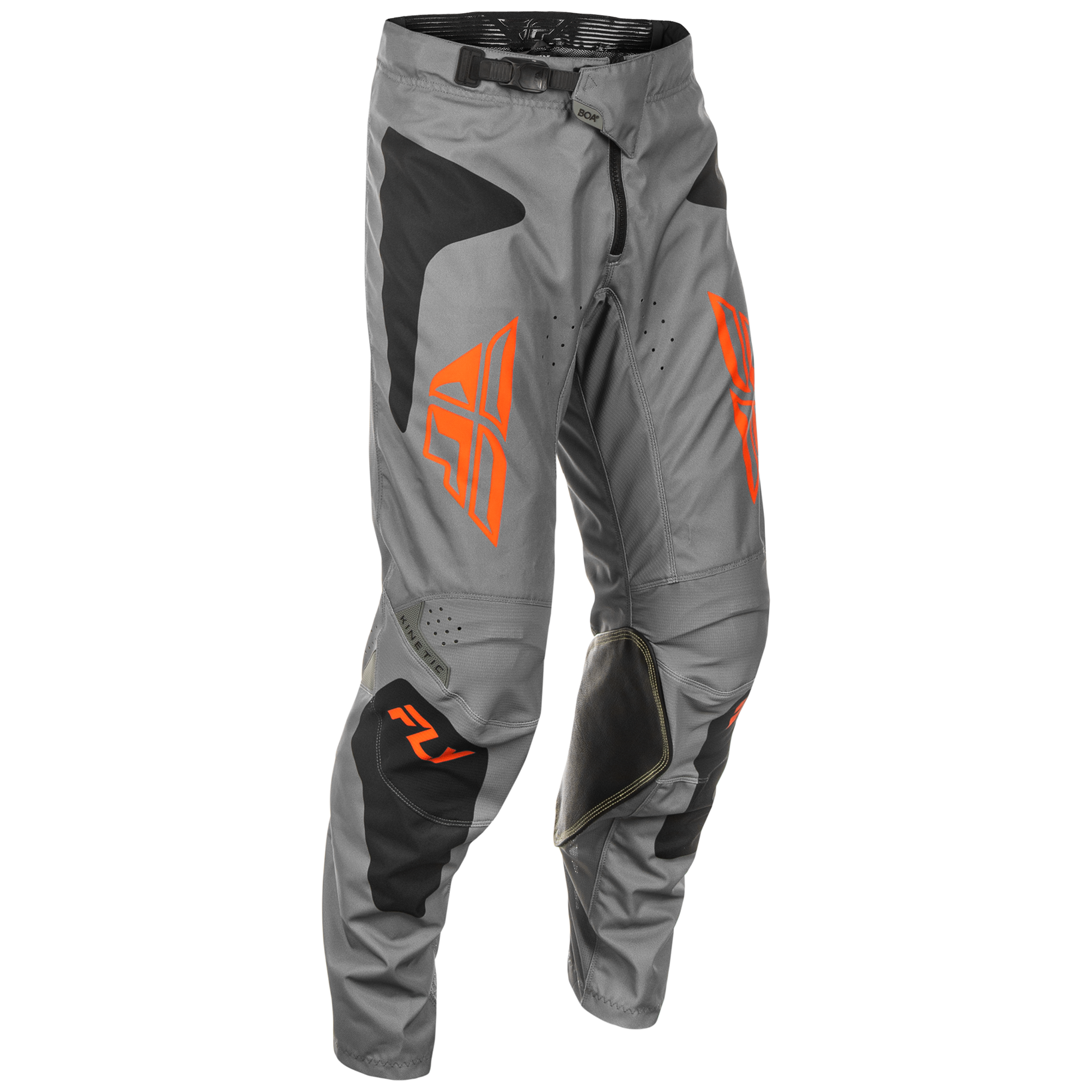 FLY Racing 2025 Kinetic SYM Pants (Grey/Orange/Black)