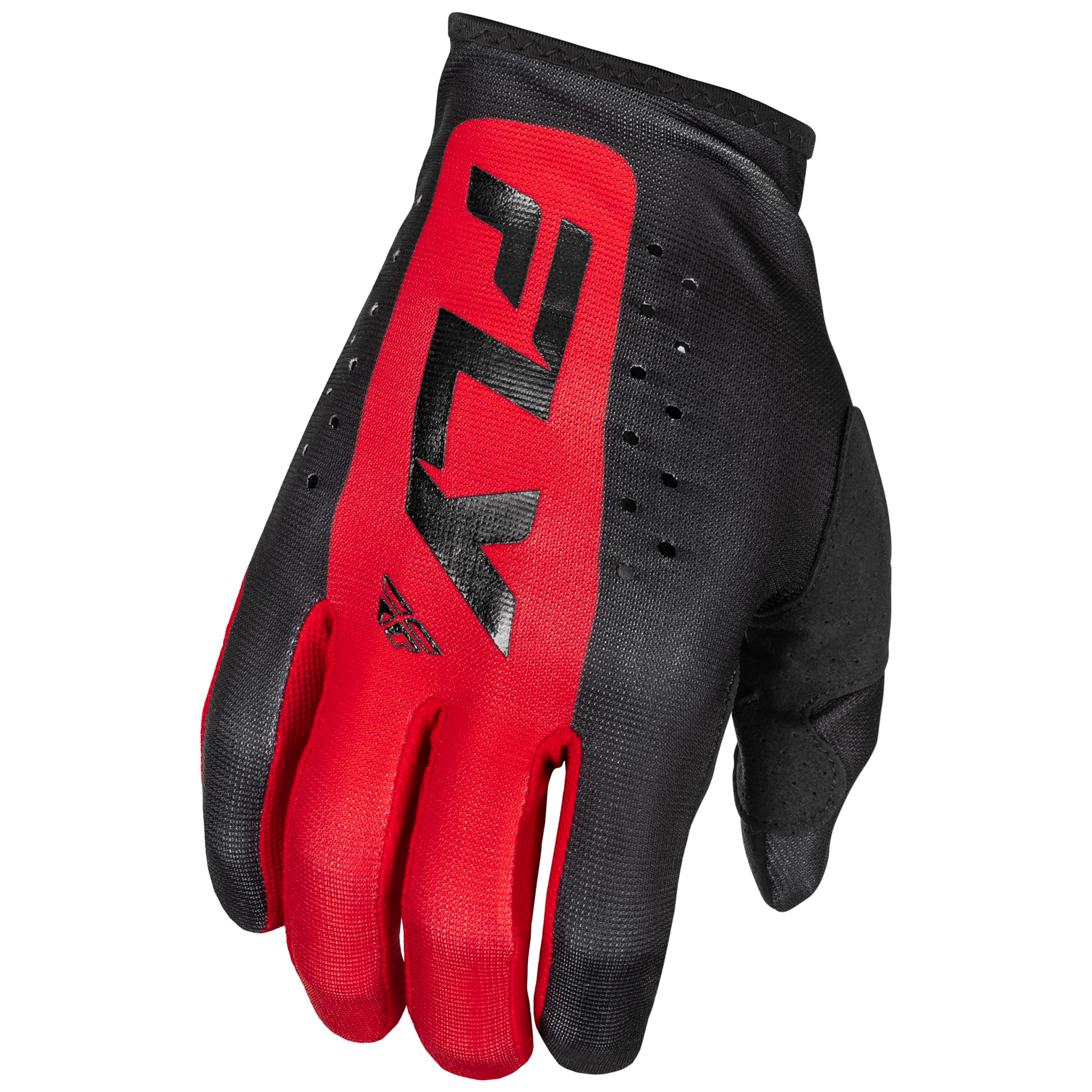 Fly Racing 2025 Lite Youth Gloves (Black/Red)