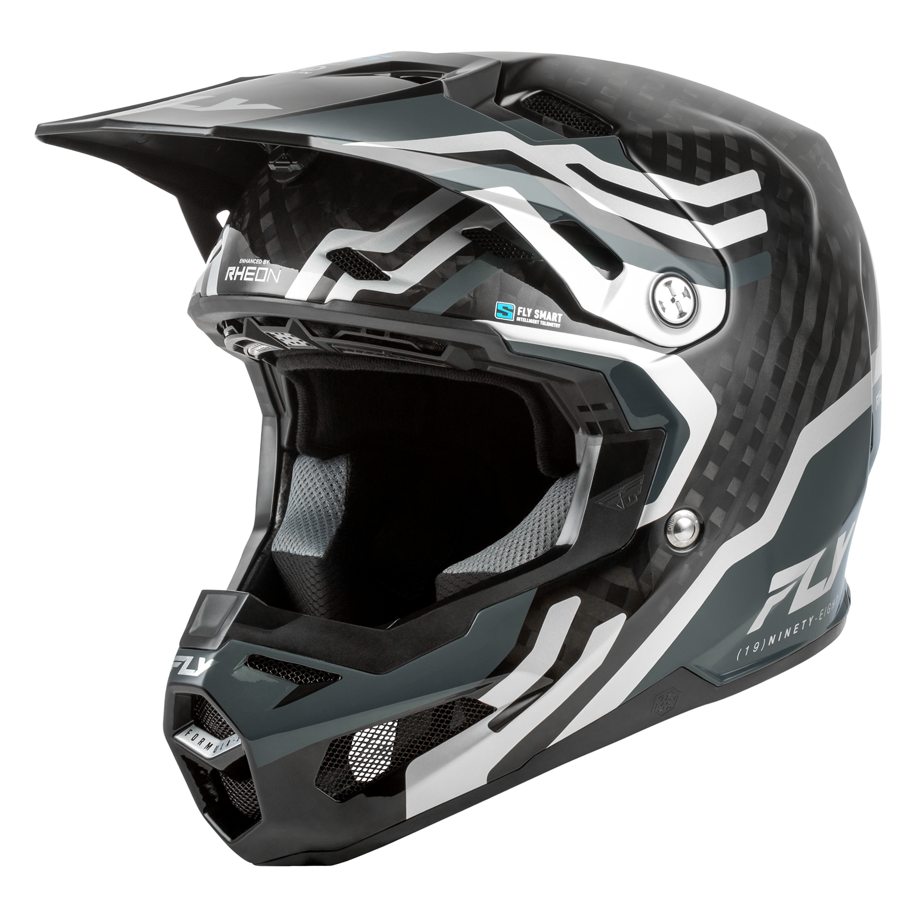 FLY Racing 2026 Formula S Byte Carbon (Black Carbon/Grey/Silver)