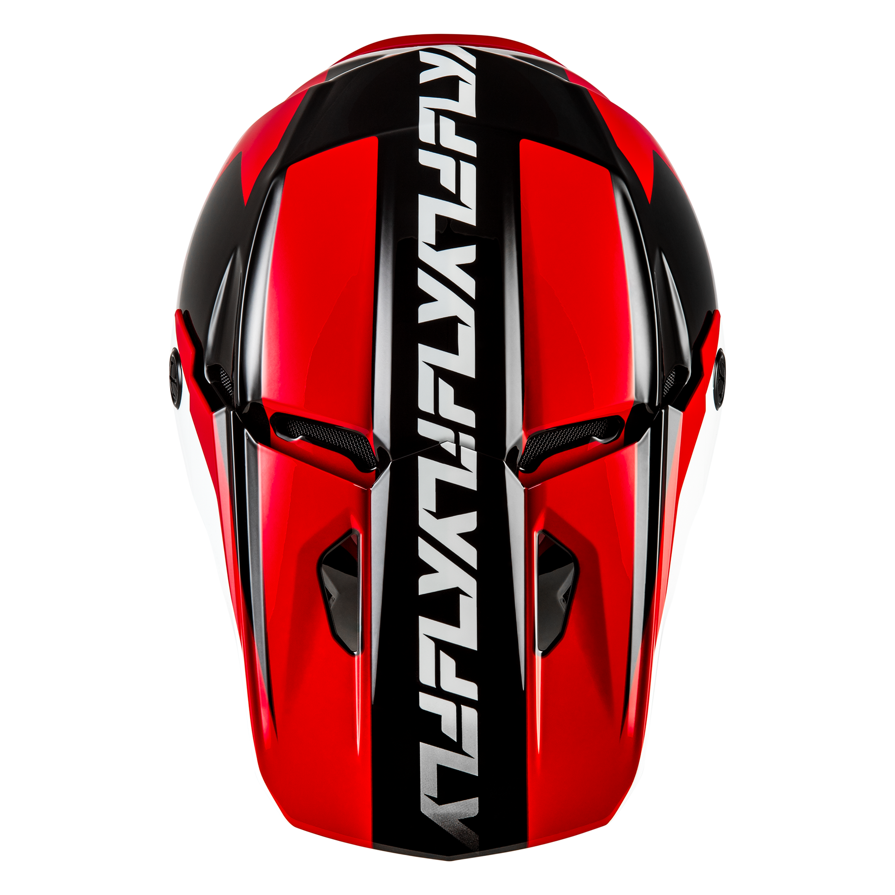 FLY Racing 2026 Kinetic Crest Helmet (Red/Black/White)