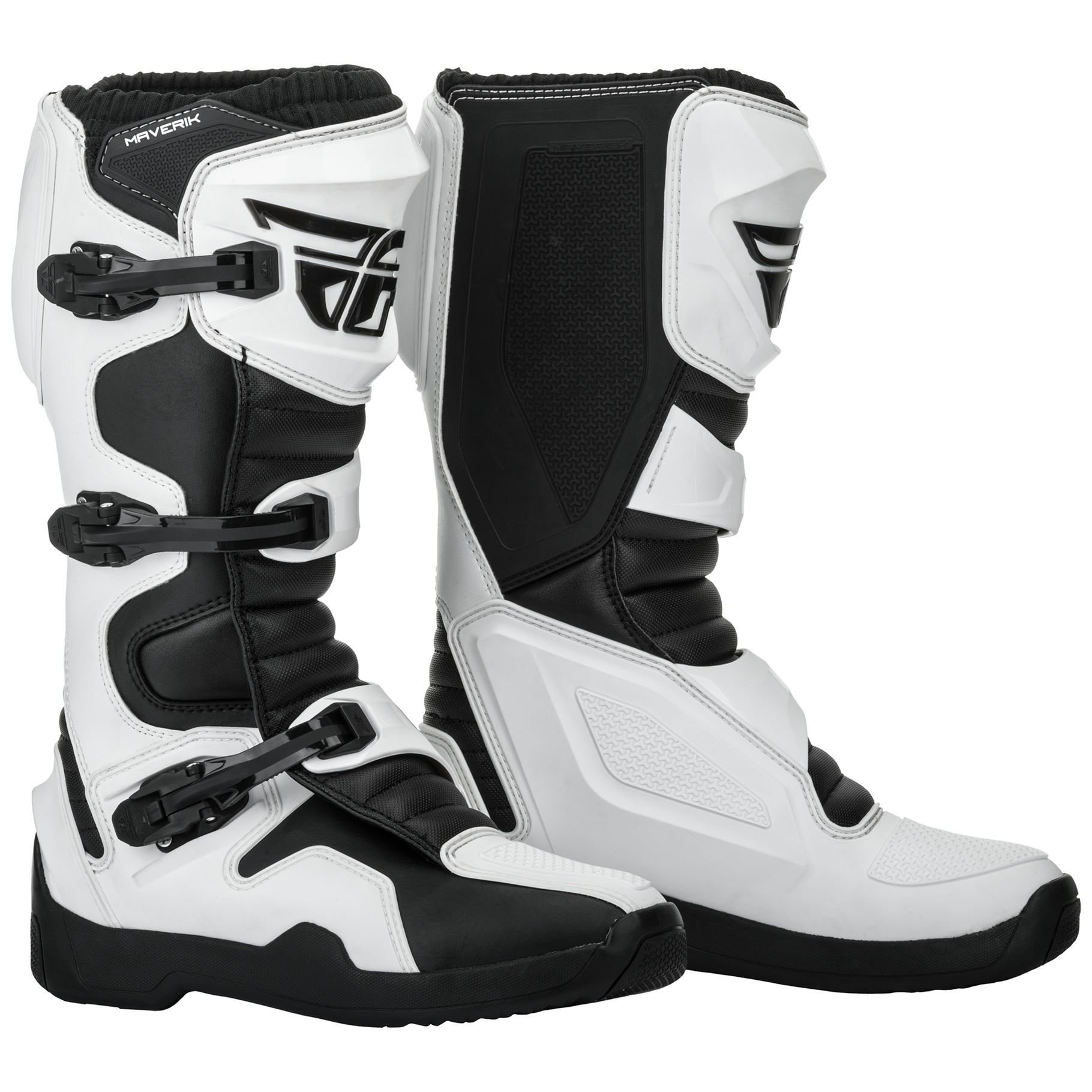 FLY Racing Maverick Boots (White)