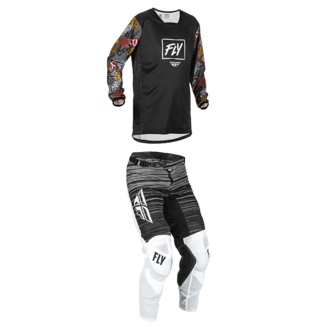 Fly Racing Youth Mixed Kit (Black)