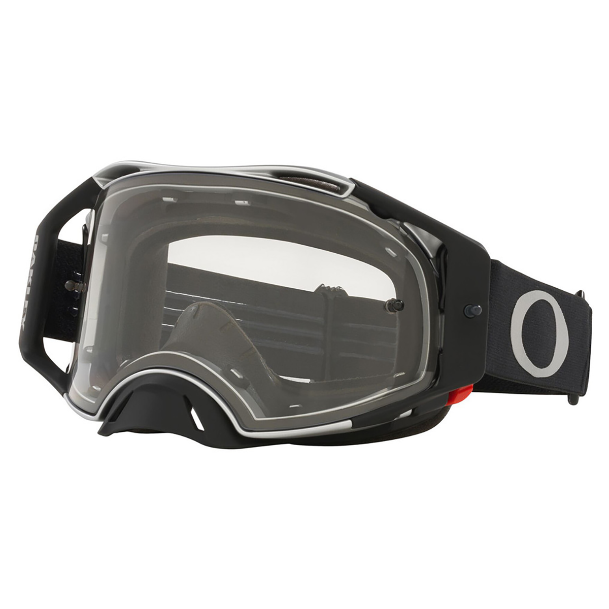 Oakley Airbrake Tuff Blocks Goggle Black Gunmetal (Clear)