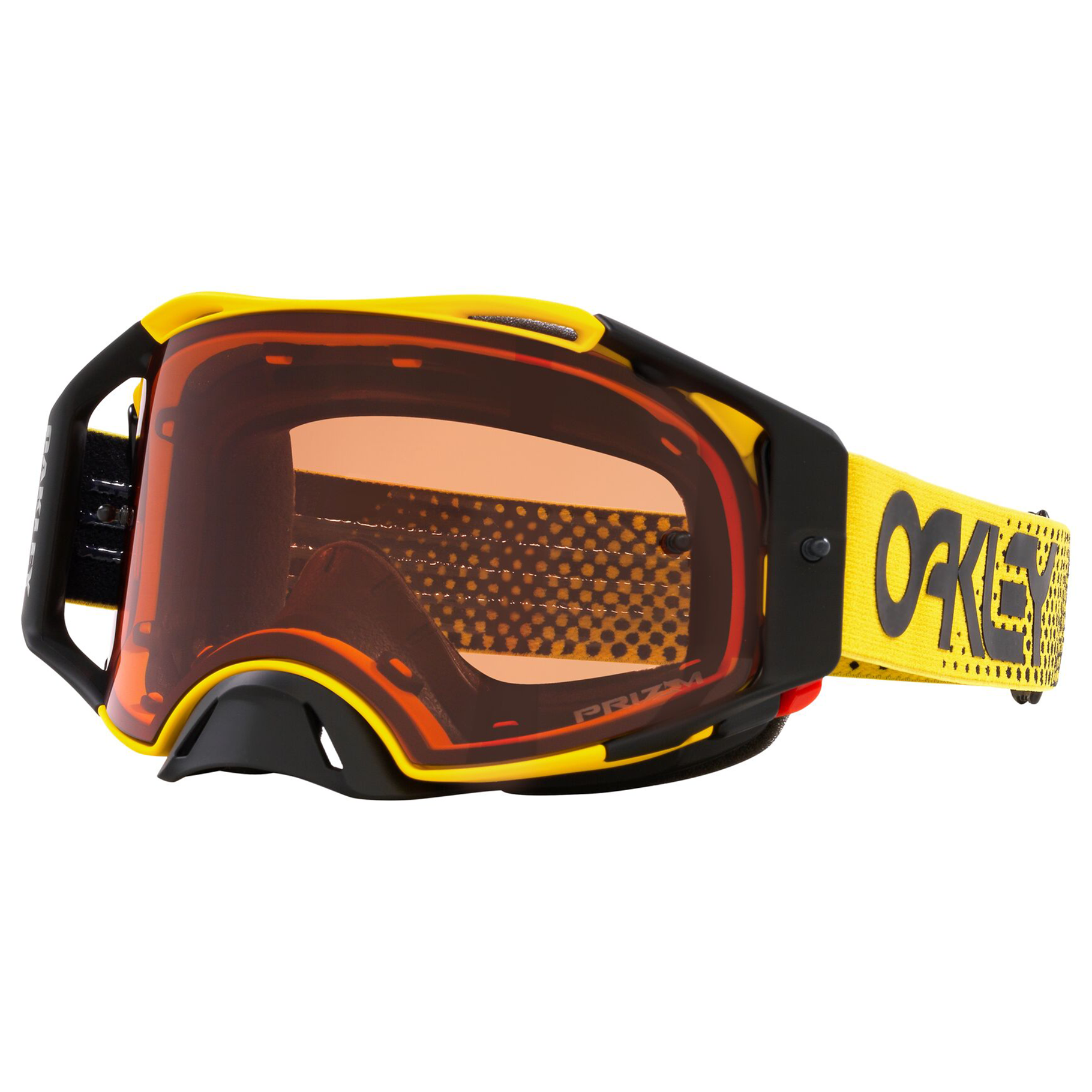 Oakley Airbrake Moto Goggle Yellow (Bronze Prizm)