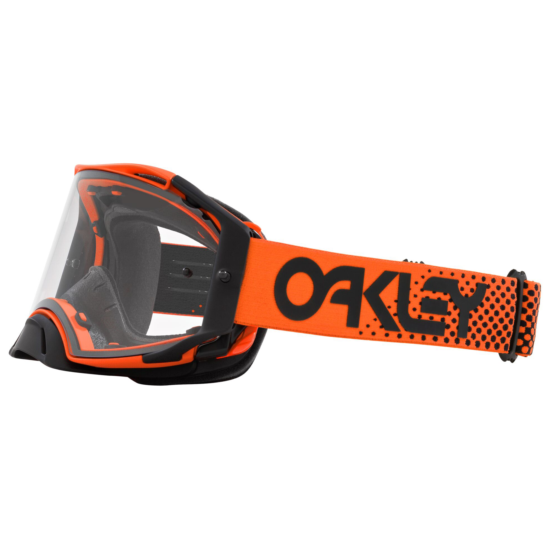 Oakley Airbrake Moto Goggle Orange (Clear)