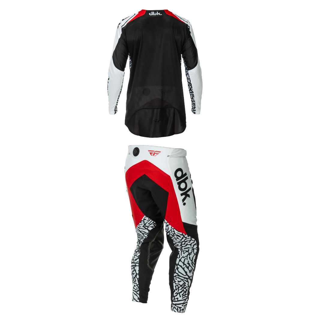 FLY Racing 2026 Evo DST DBK Full Kit (Black/White/Red)