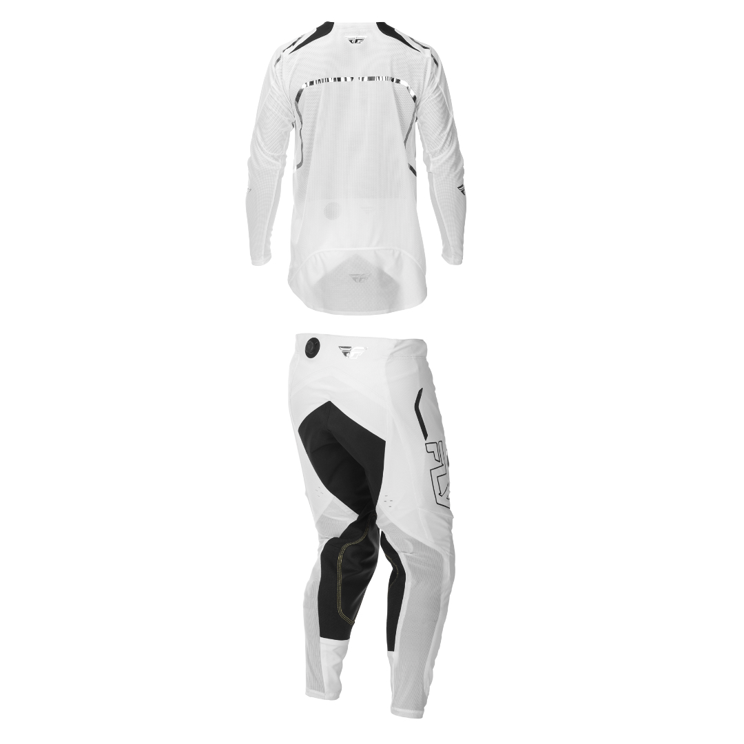 FLY Racing 2026 Evo DST LE Flash Full Kit (White/Silver)