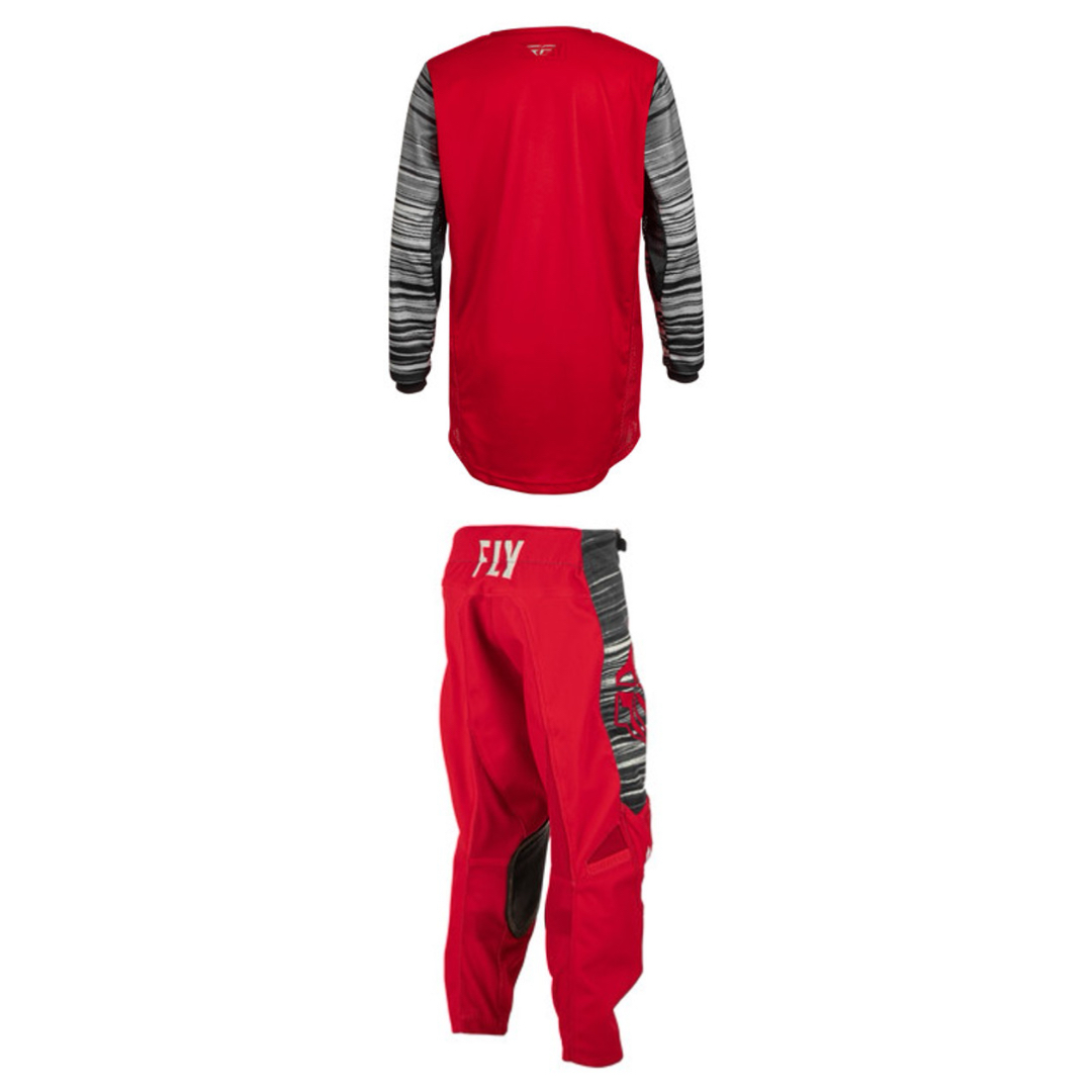 Fly Racing 2022 Kinetic Wave Youth Full Kit (Red/Grey)