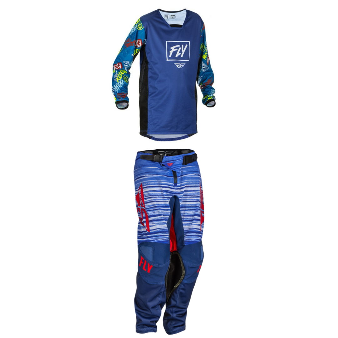 Fly Racing Youth Mixed Kit (Blue)