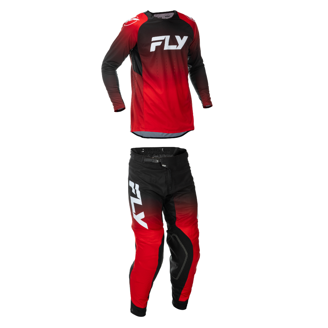 FLY Racing 2026 Evo DST Full Kit (Red/Black/White)
