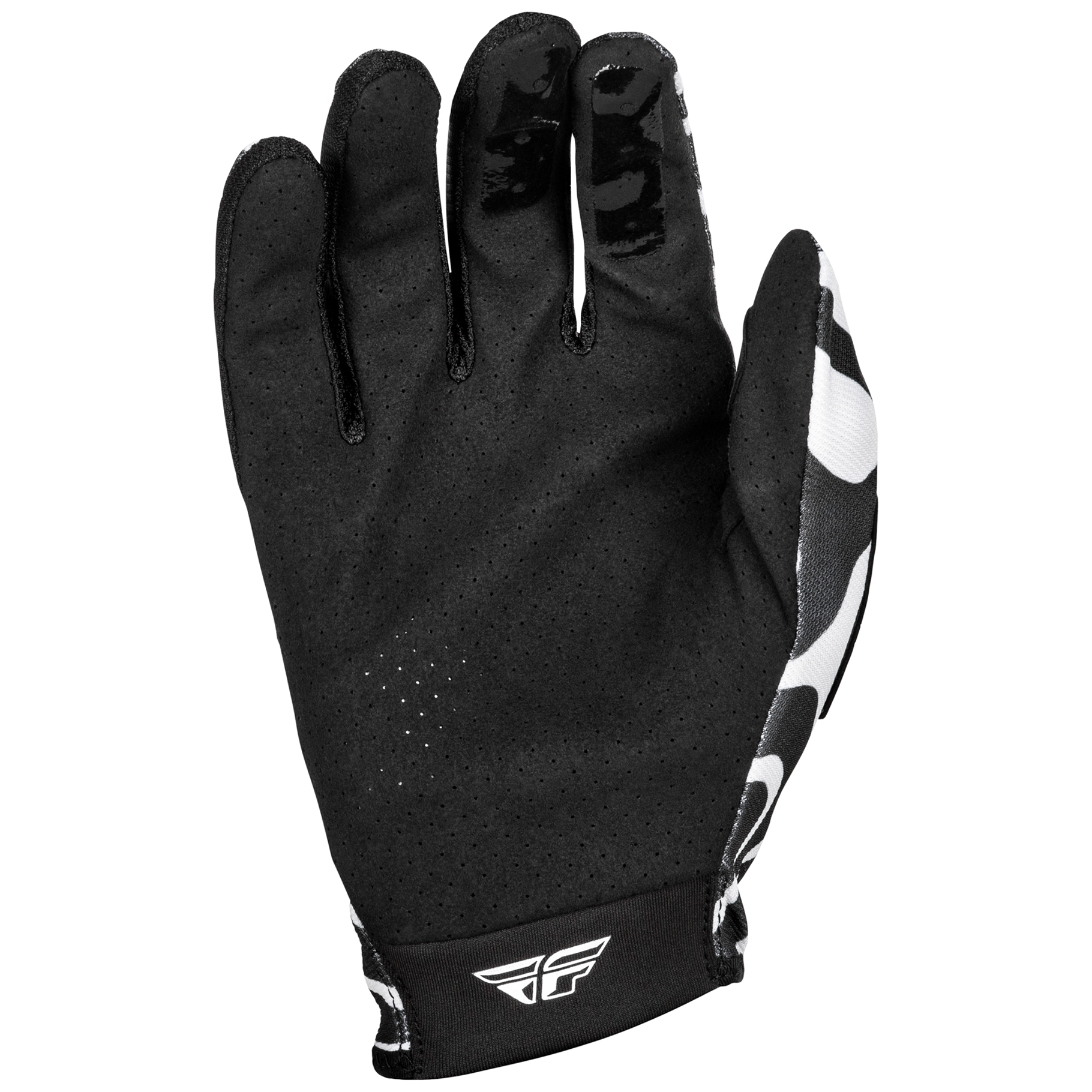 Fly Racing 2025 Abyss Lite Youth Gloves (White/Black)