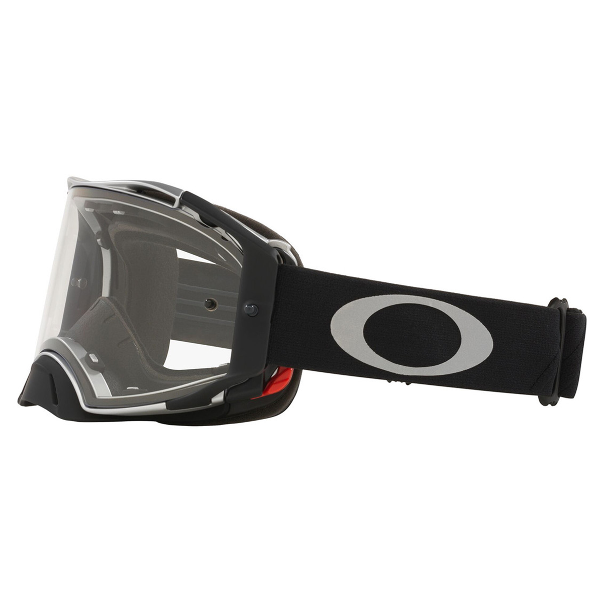Oakley Airbrake Tuff Blocks Goggle Black Gunmetal (Clear)