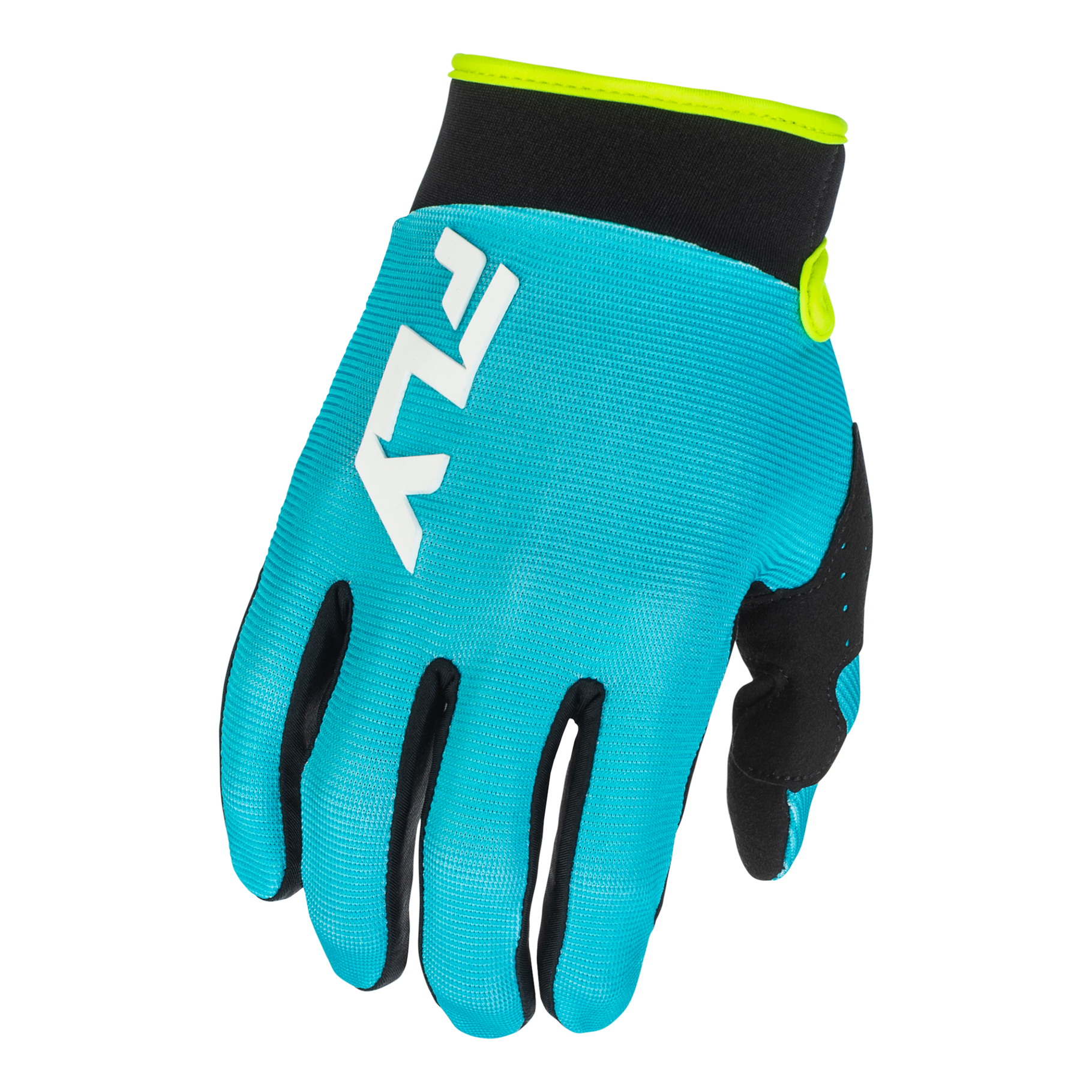 FLY Racing 2026 F-16 Gloves (Aqua/Black/White)