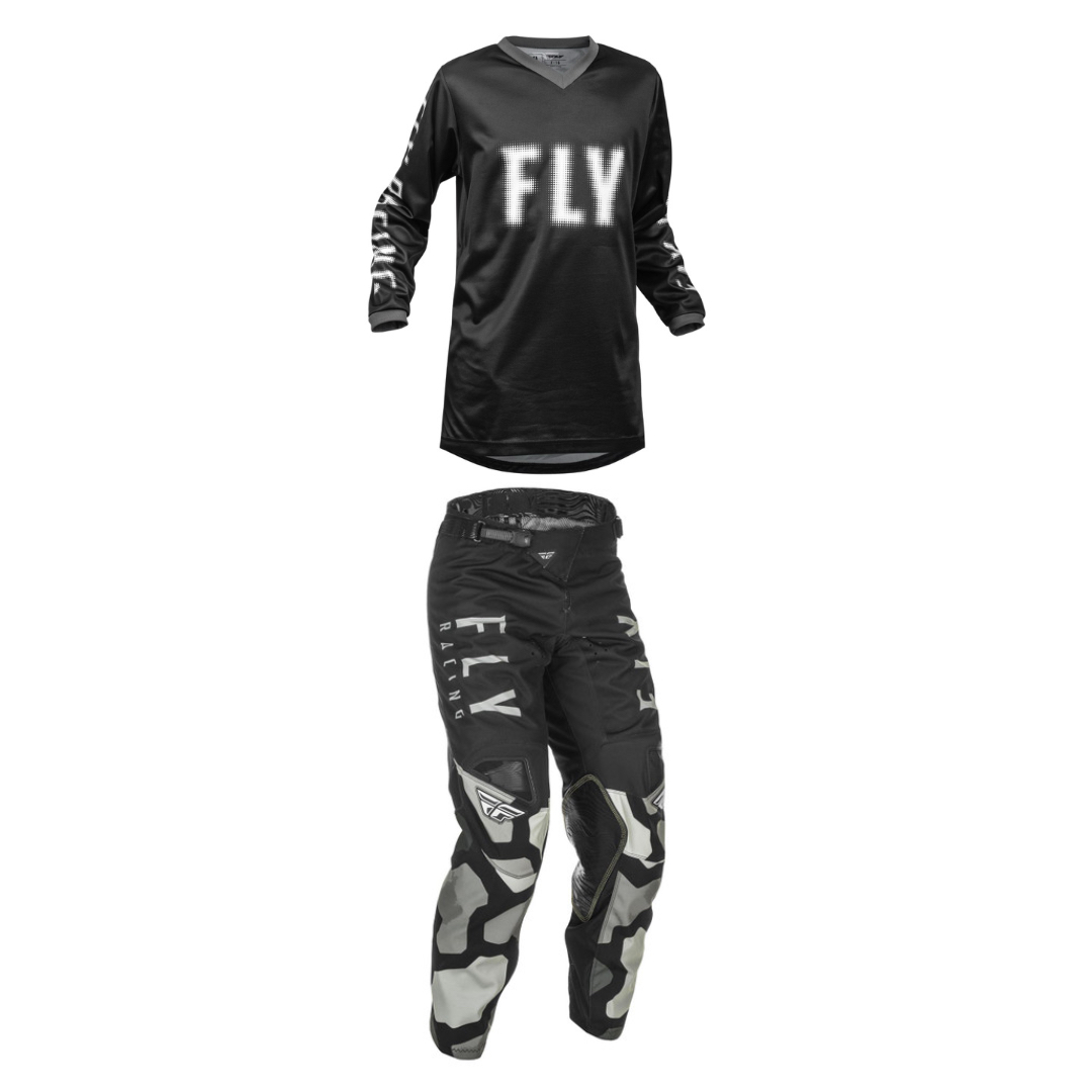 Fly Racing Youth Mixed Kit (Black)