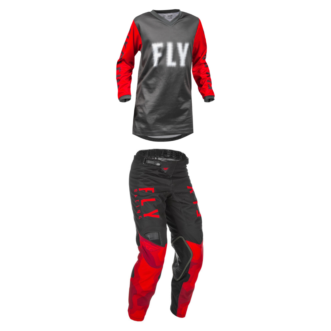 Fly Racing Youth Mixed Kit (Red)