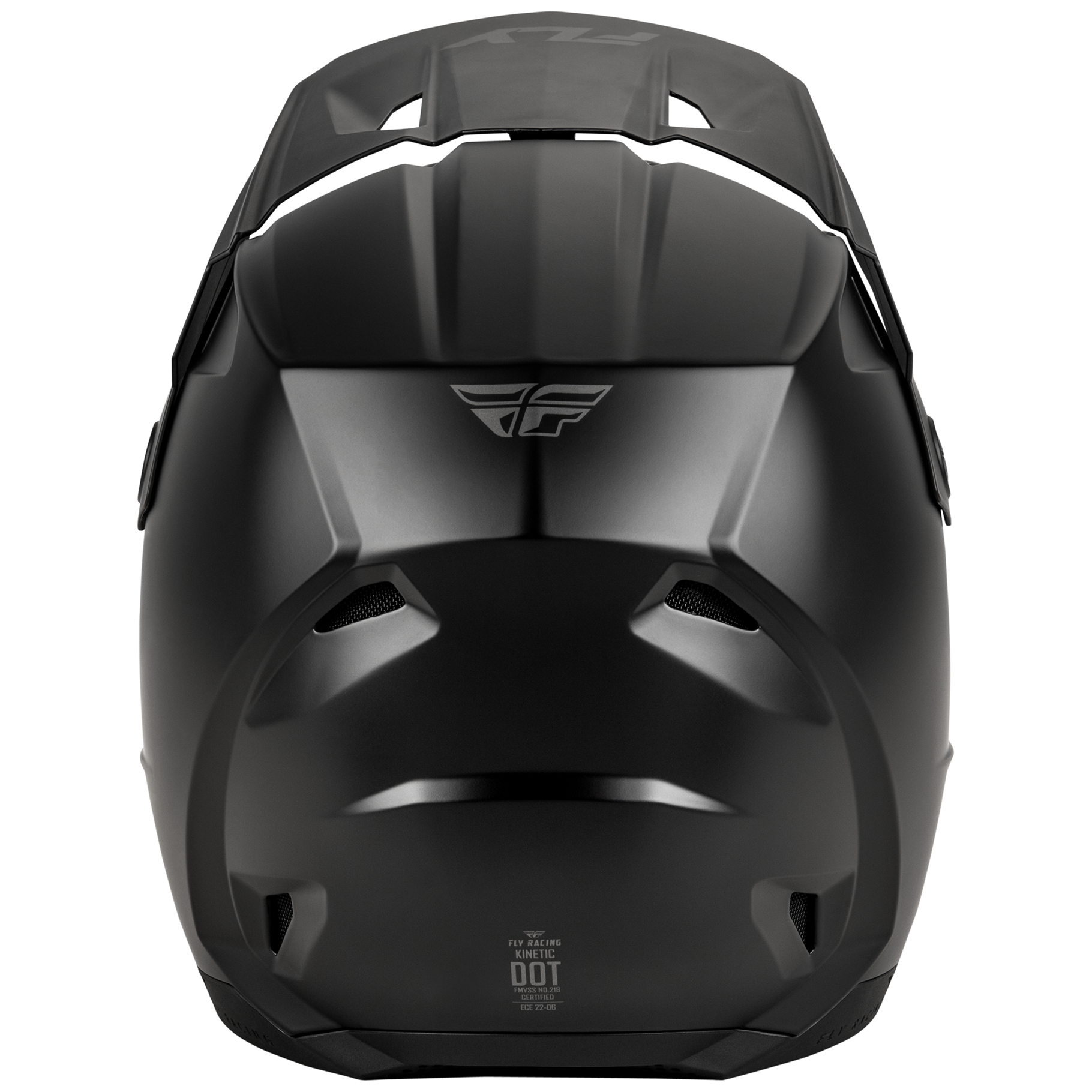 FLY Racing 2025 Kinetic Solid Youth Helmet (Matte Black)