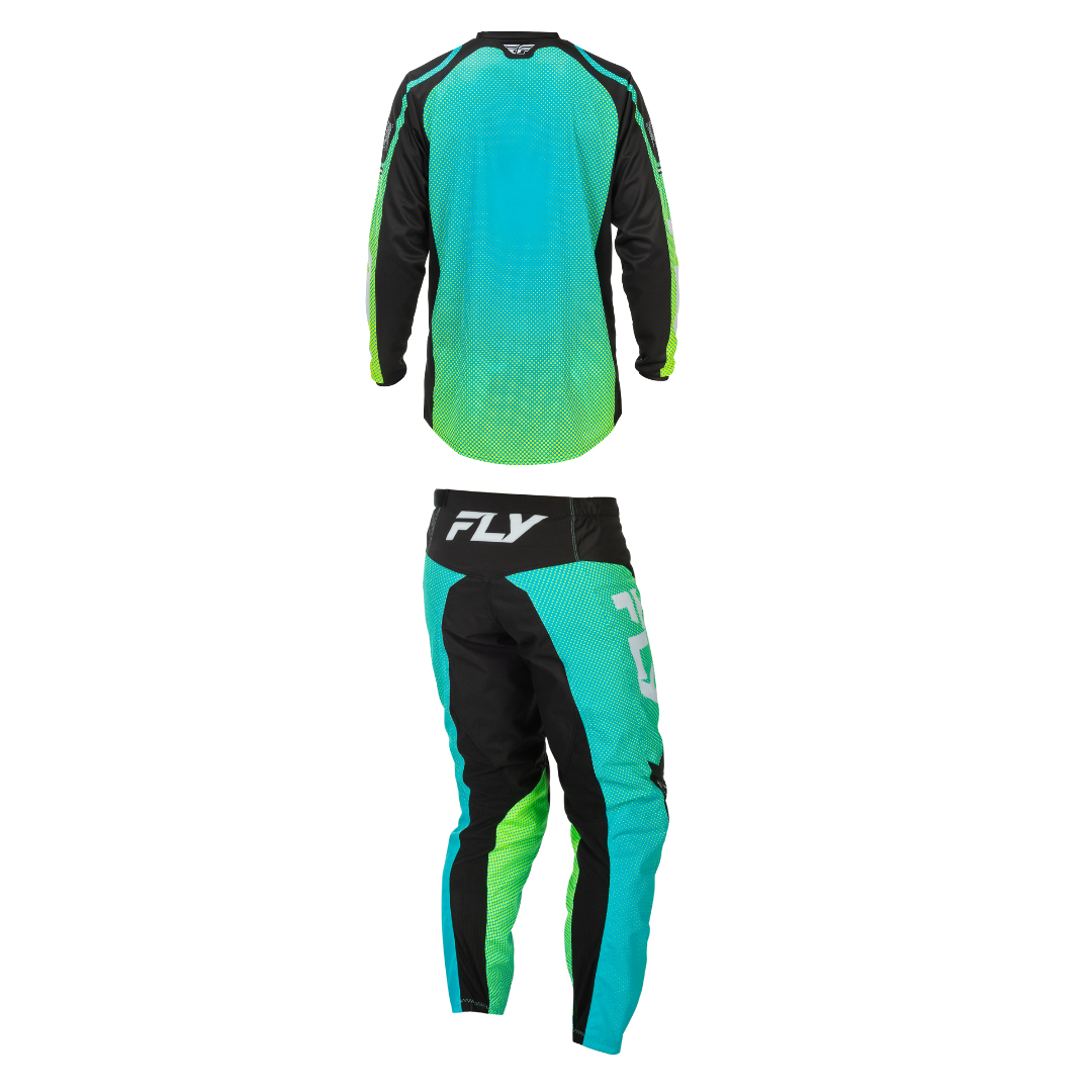 Fly Racing 2026 F-16 Full Kit (Aqua/Black/White)