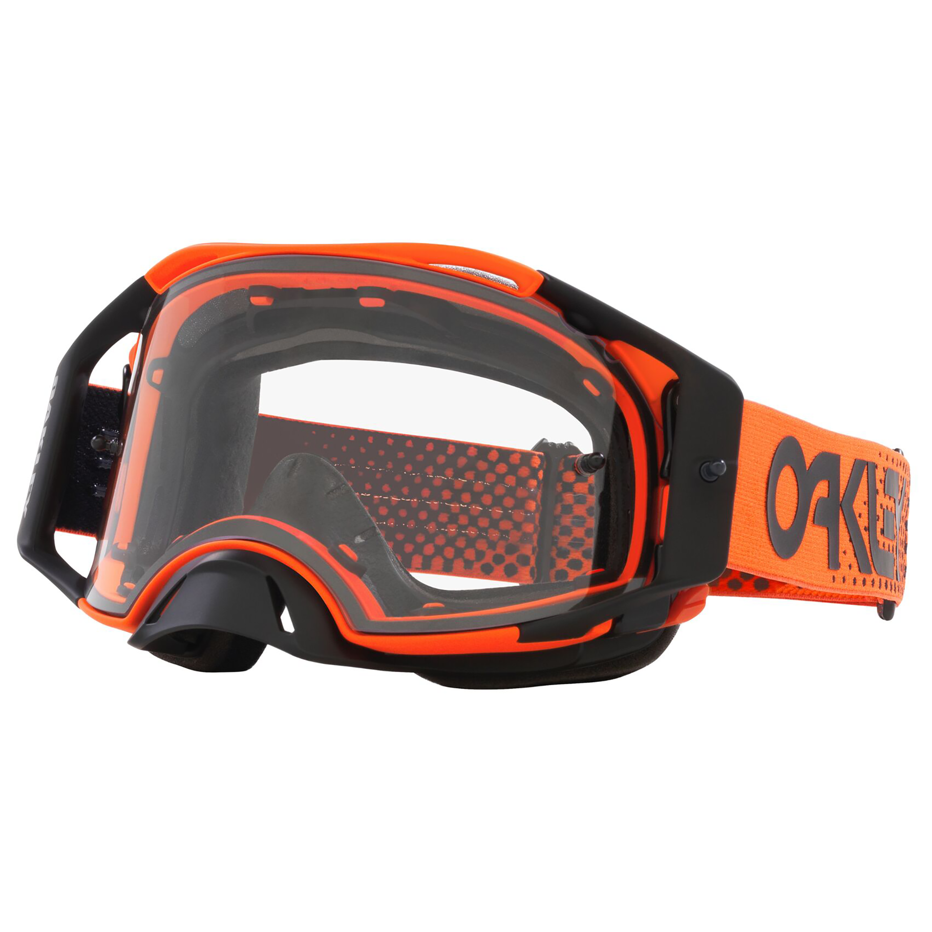 Oakley Airbrake Moto Goggle Orange (Clear)