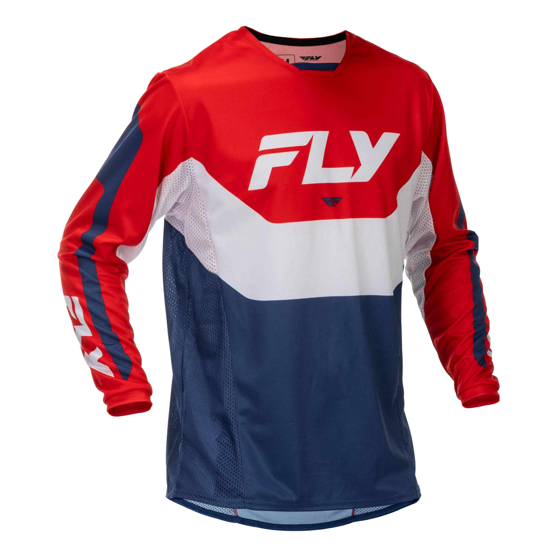 Fly Racing 2026 Kinetic Jersey (Red/White/Blue)