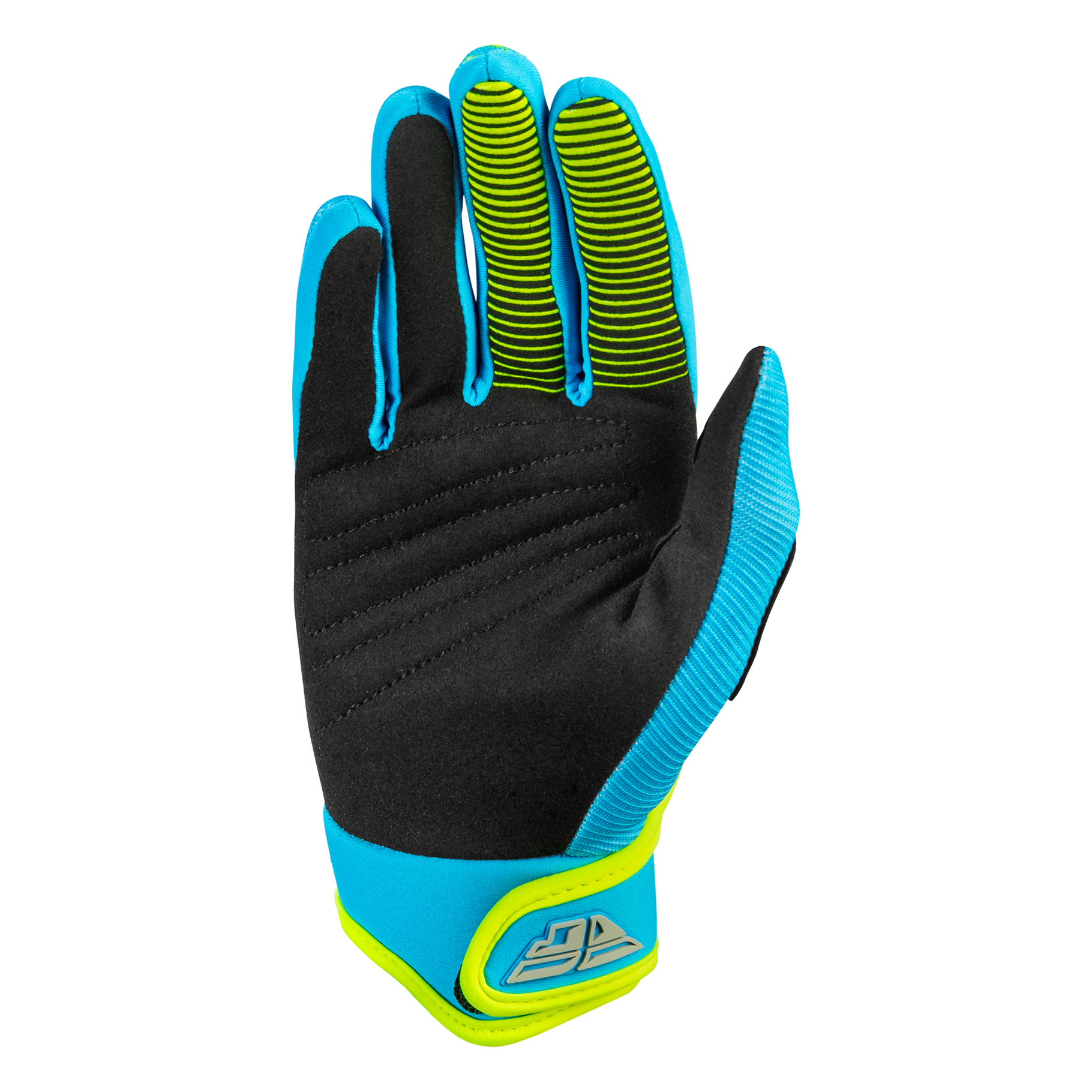 FLY Racing 2026 F-16 Youth Gloves (Blue/Hivis)