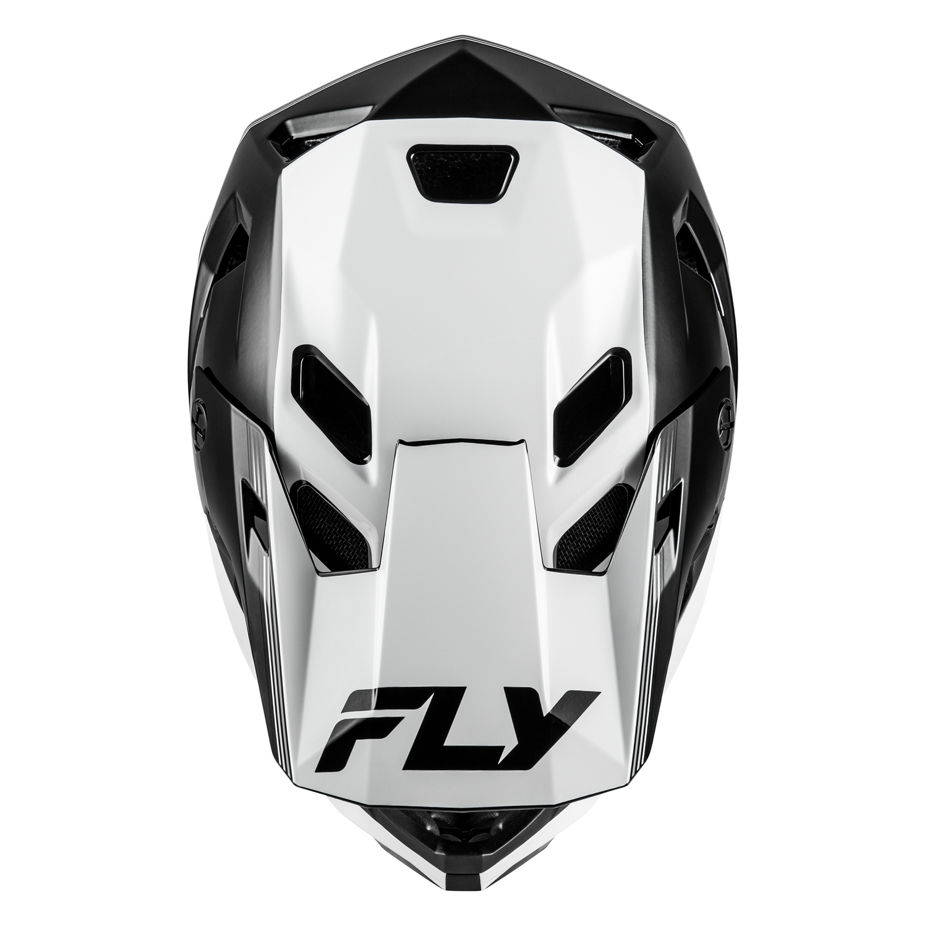 FLY Racing Rayce Youth Helmet (Black/White)