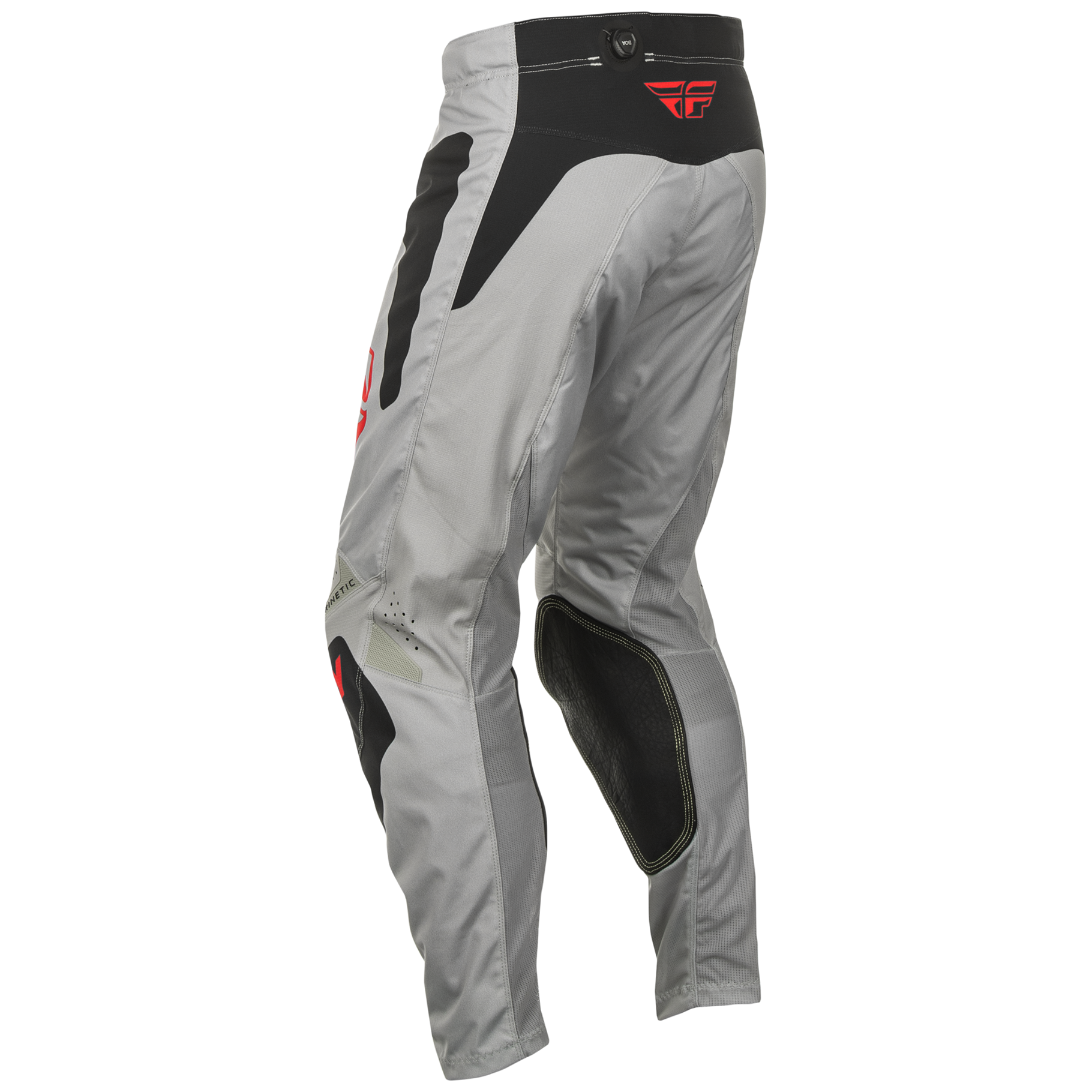 FLY Racing 2025 Kinetic SYM Pants (Light Grey/Red/Black)