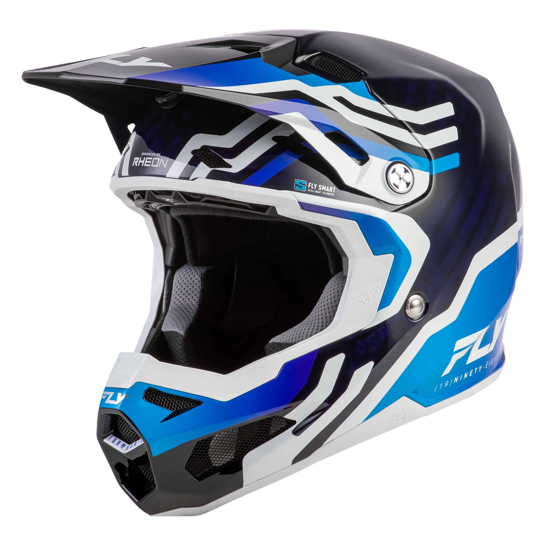 FLY Racing 2026 Formula S Byte Carbon (Blue Carbon/Blue/White)