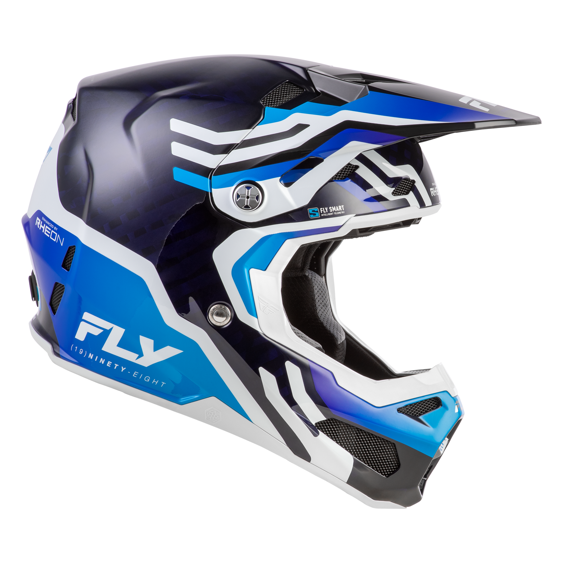 FLY Racing 2026 Formula S Byte Carbon (Blue Carbon/Blue/White)