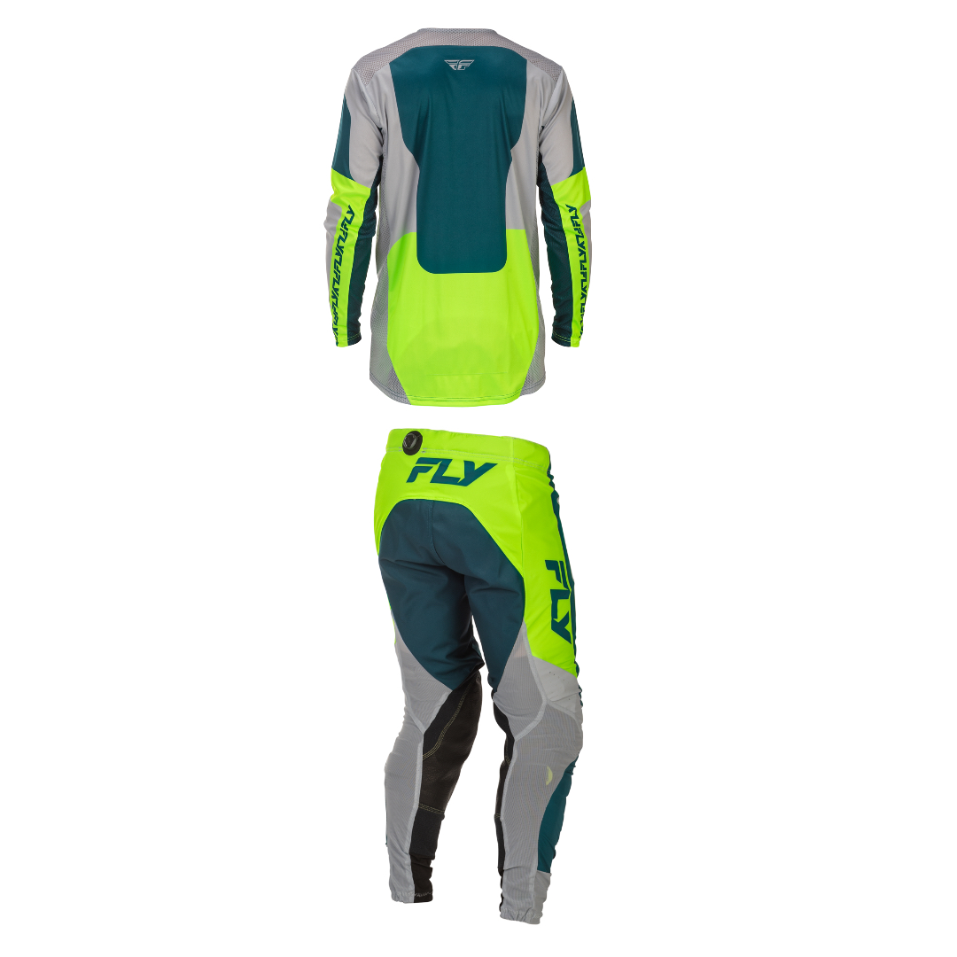 FLY Racing 2026 Lite Full Kit (Grey/Lime/Teal)