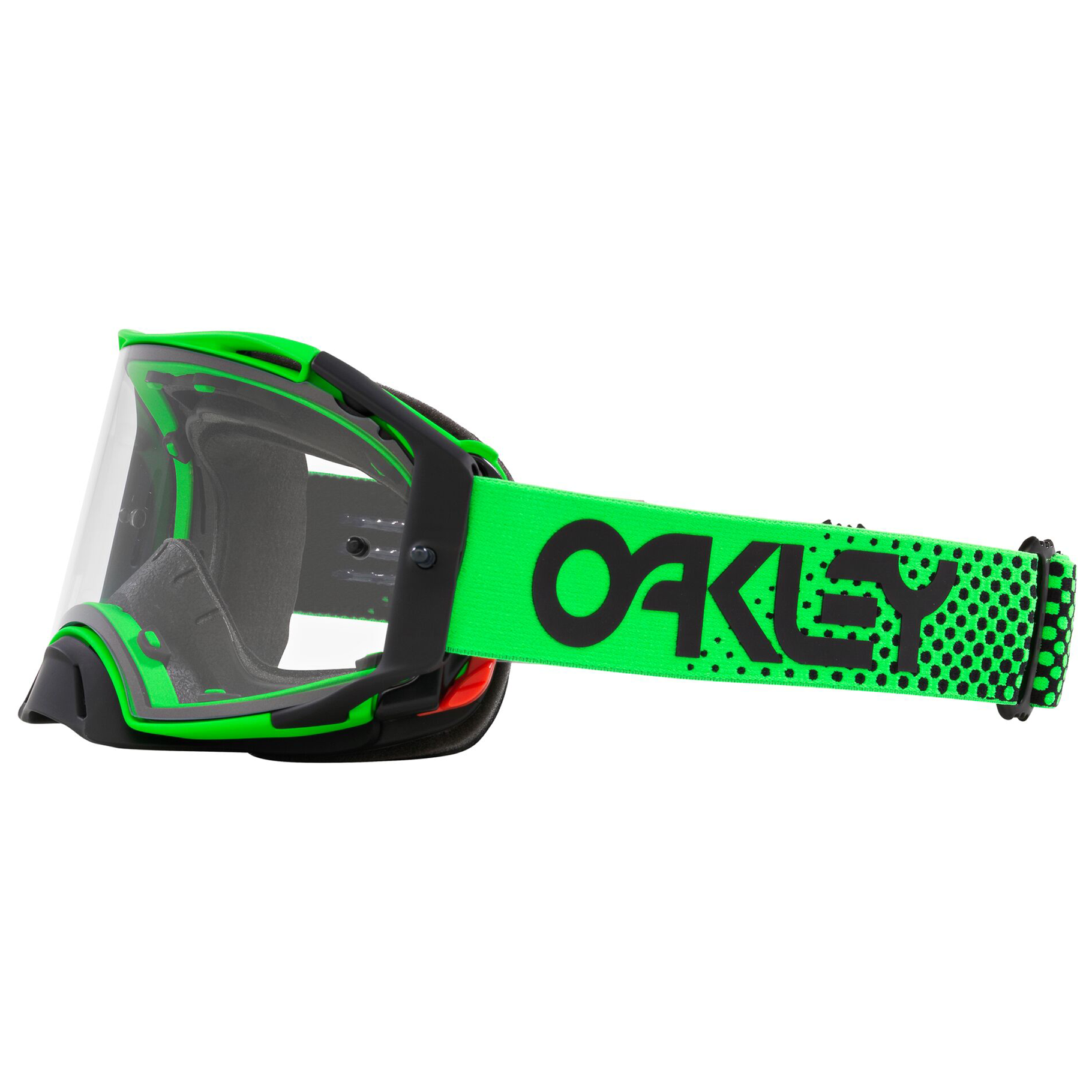Oakley Airbrake Moto Goggle Green (Clear)