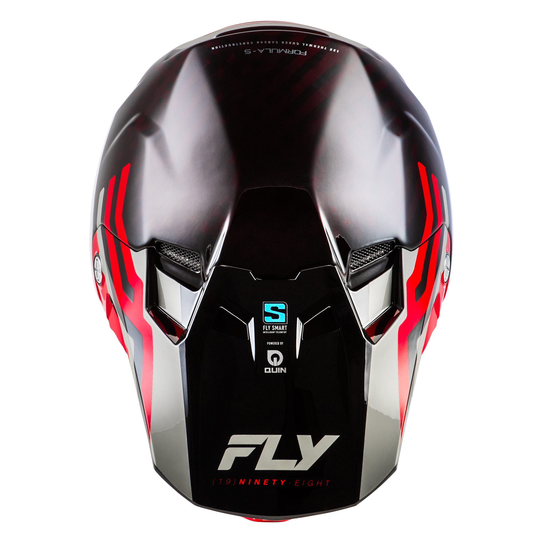 FLY Racing 2026 Formula S Byte Carbon (Red Carbon/Red/Grey)
