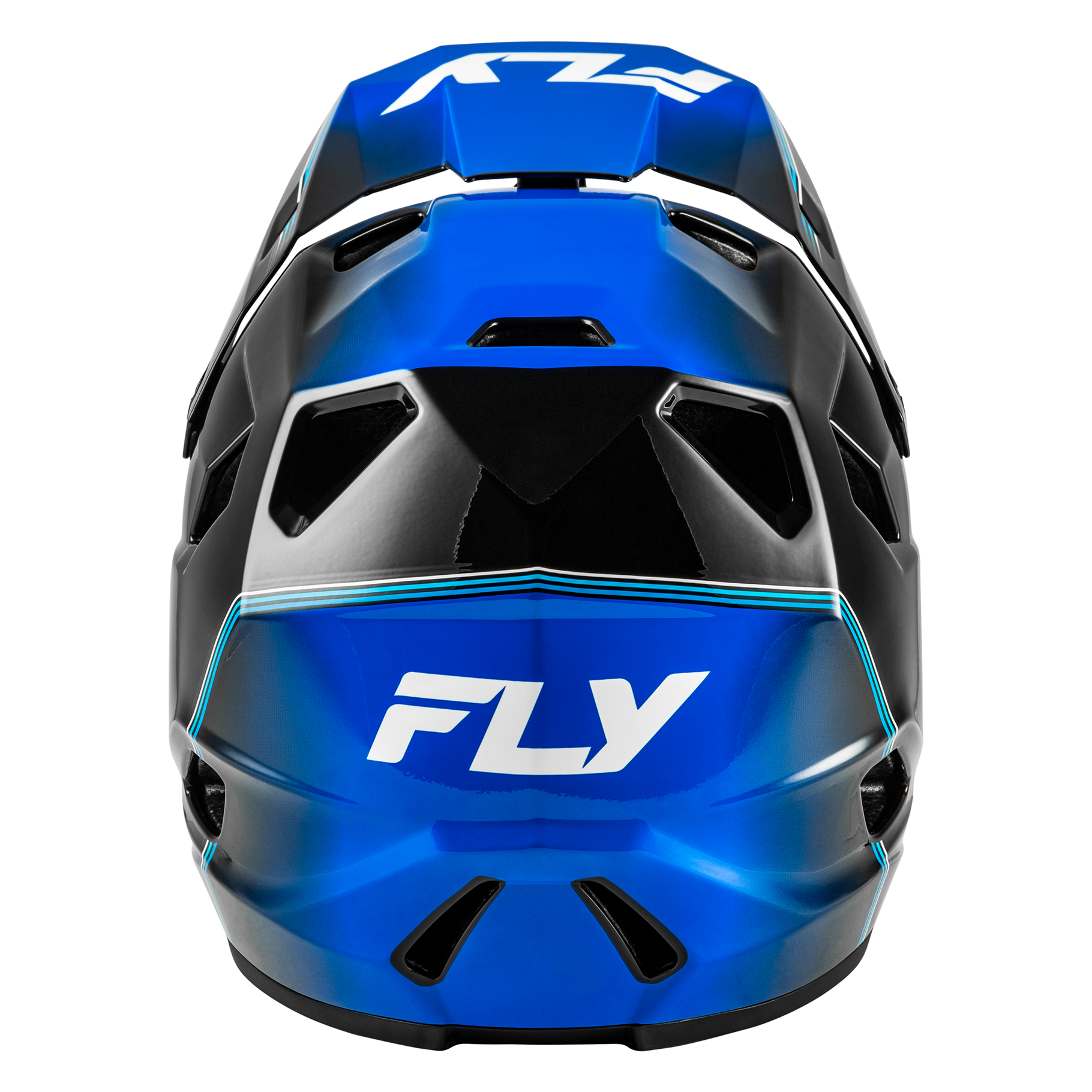 FLY Racing Rayce Youth Helmet (Black/Blue)