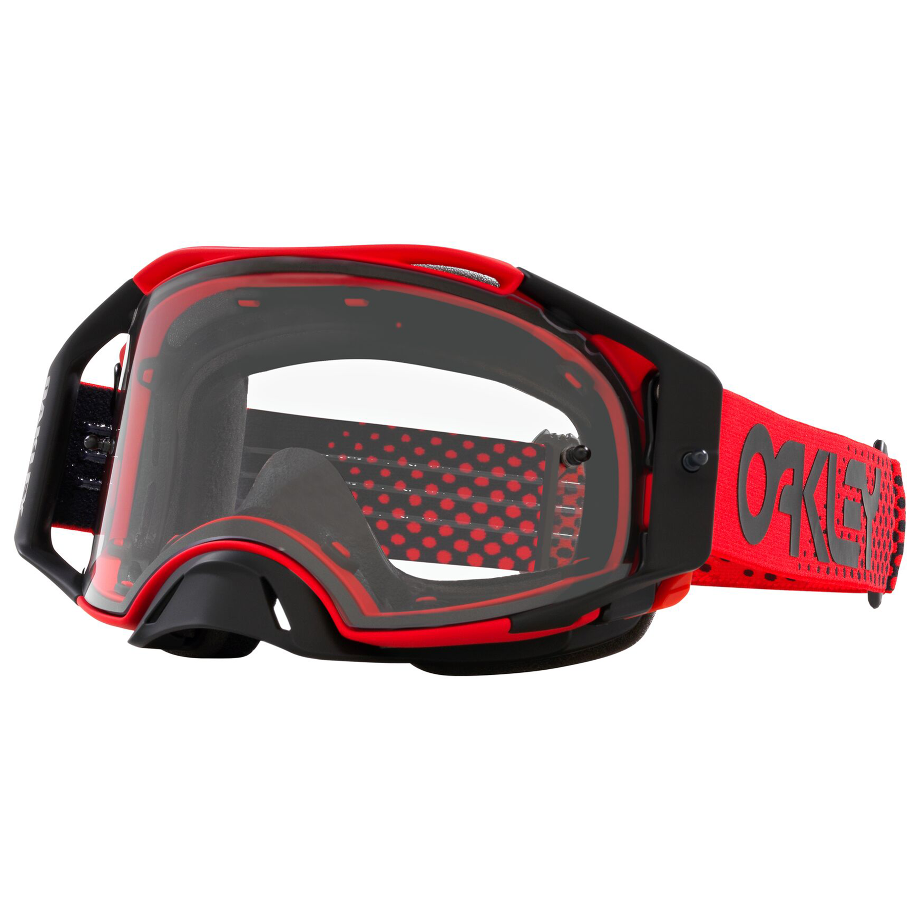 Oakley Airbrake Moto Goggle Red (Clear)
