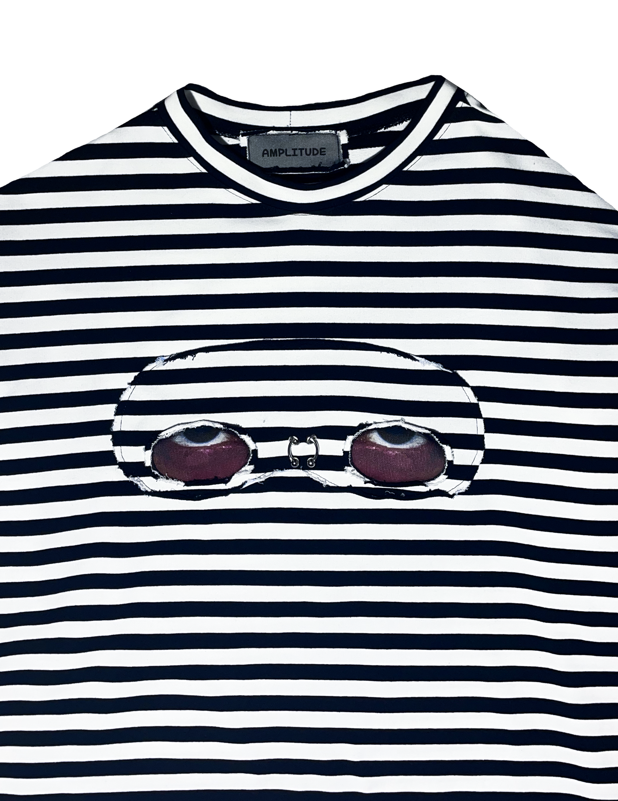 Striped "Septum" Long Sleeve T-Shirt