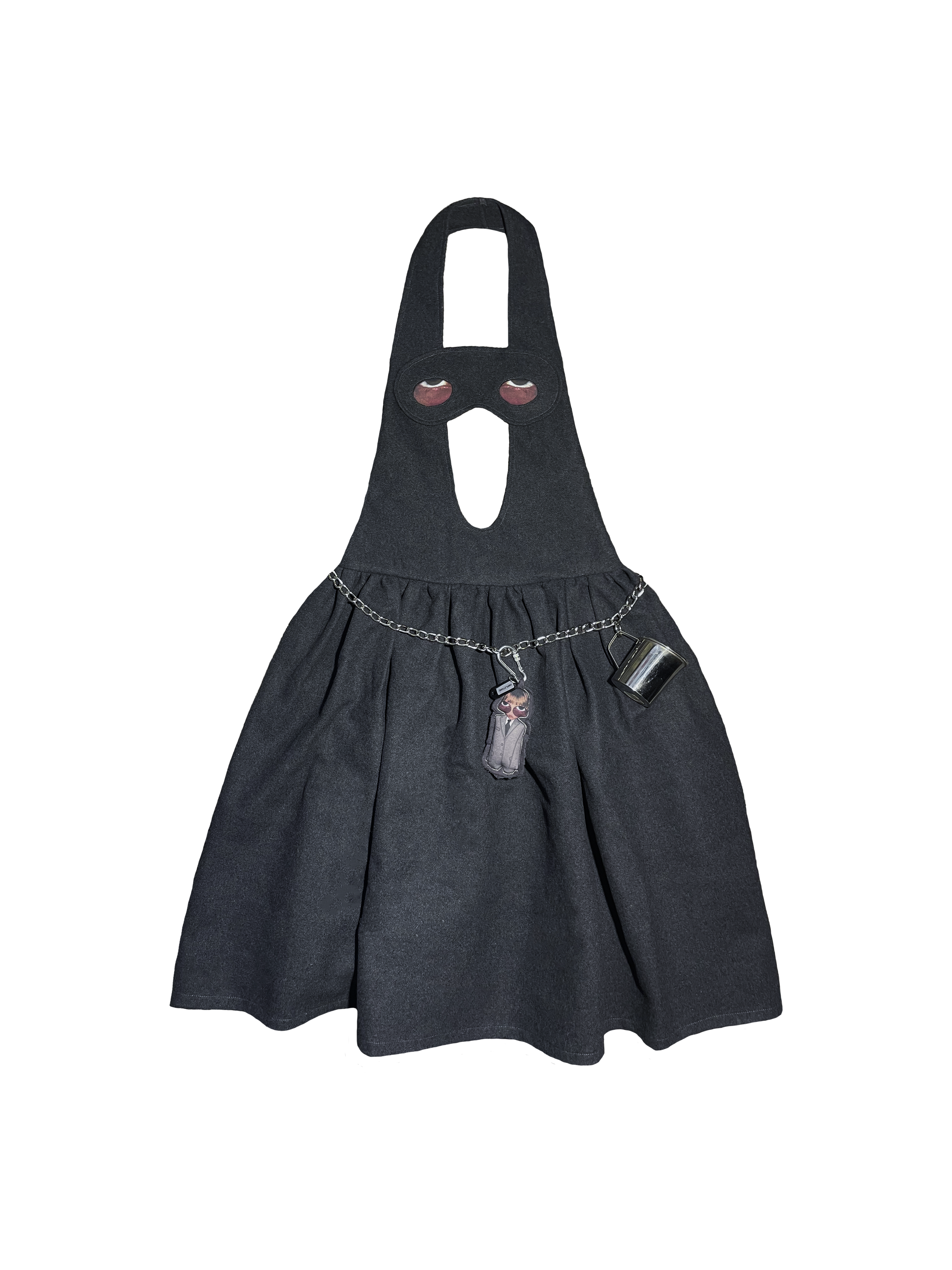 "Sleeping Mask" Wool Gown