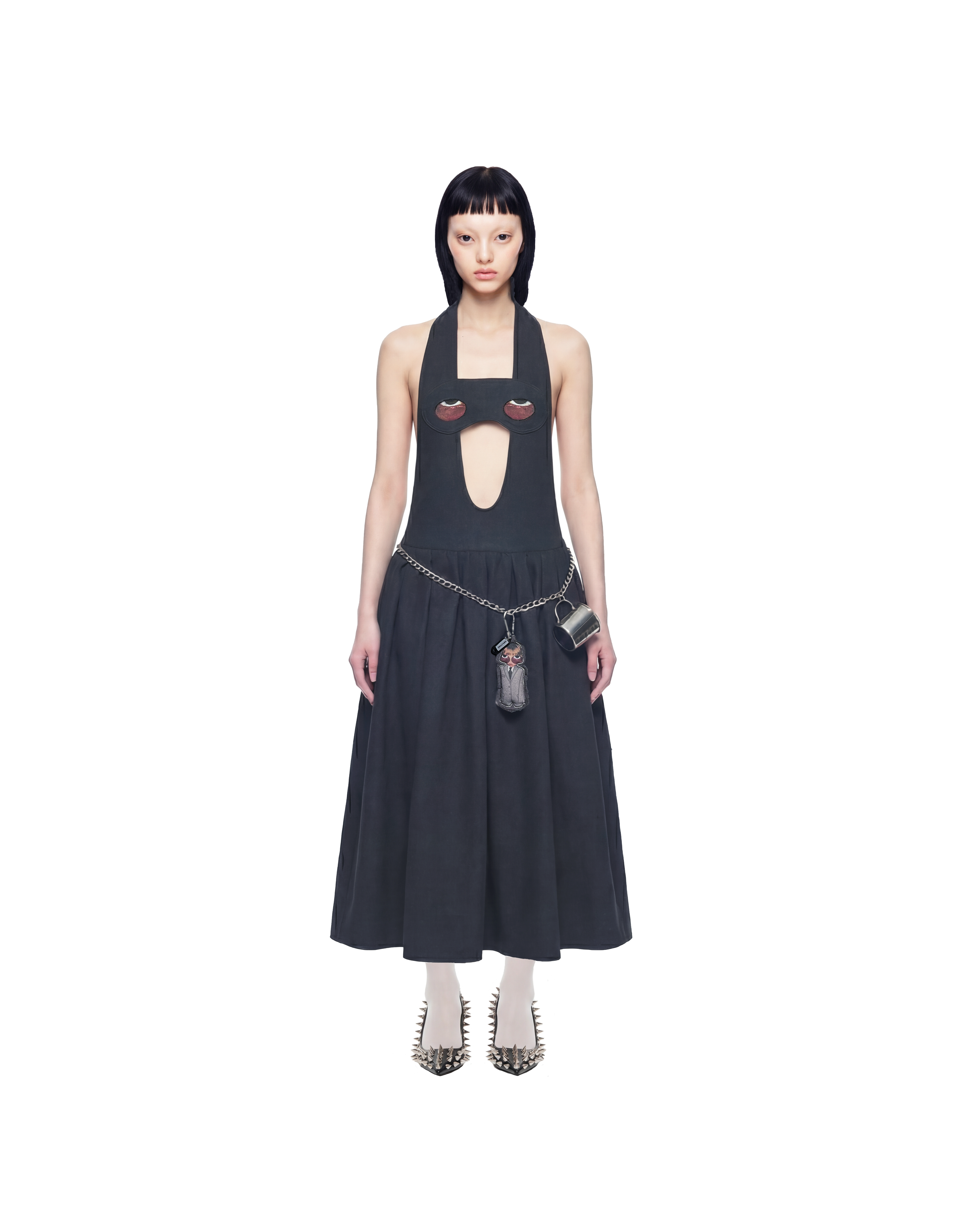 "Sleeping Mask" Wool Gown