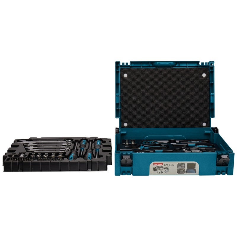 87 dalių rankinių įrankių rinkinys MAKITA E-11542
