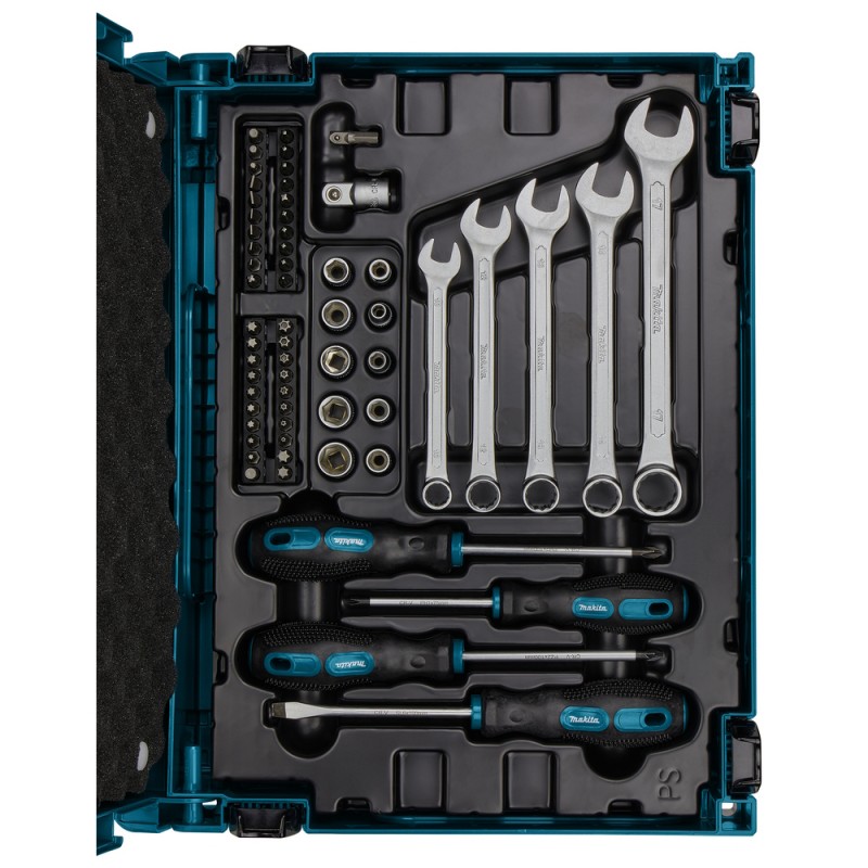 87 dalių rankinių įrankių rinkinys MAKITA E-11542