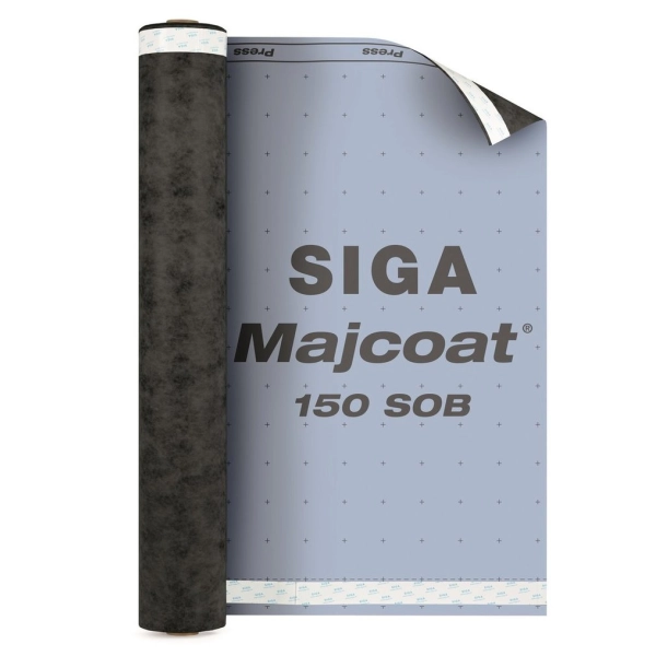  Priešvėjinė difuzinė plėvelė SIGA MAJCOAT 150 SOB (1.5 M X 50 M)