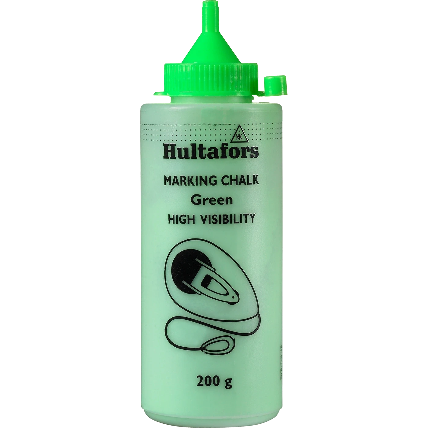 Kreidos milteliai HULTAFORS Hi-Vis žalia 200 g