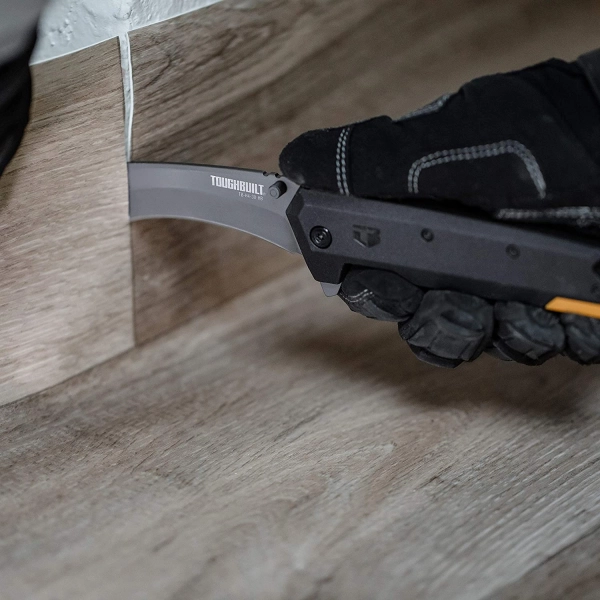 Lenktas sulankstomas peilis ToughBuilt