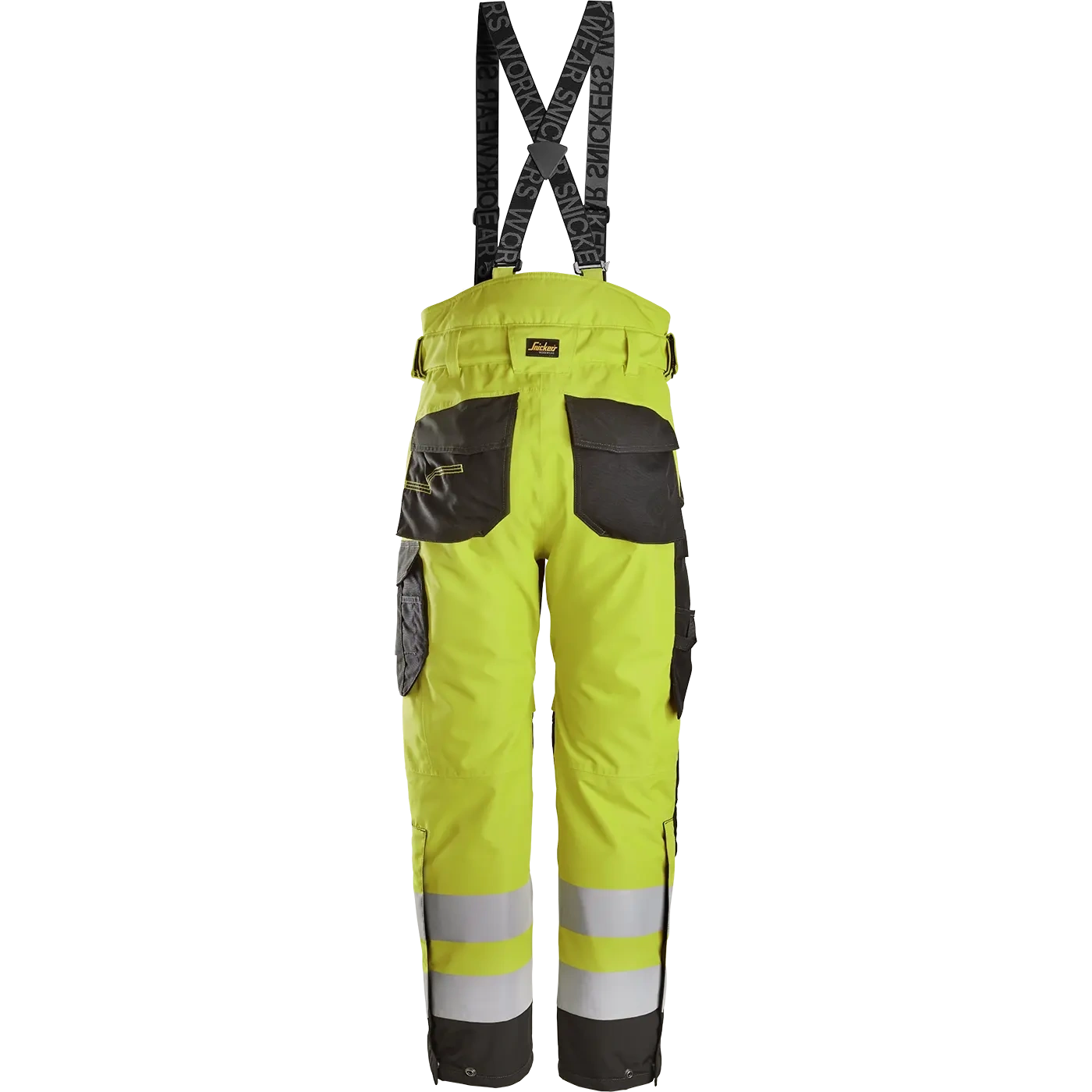 Vandeniui nelaidžios žieminės kelnės Snickers Workwear AllroundWork Hi-Vis