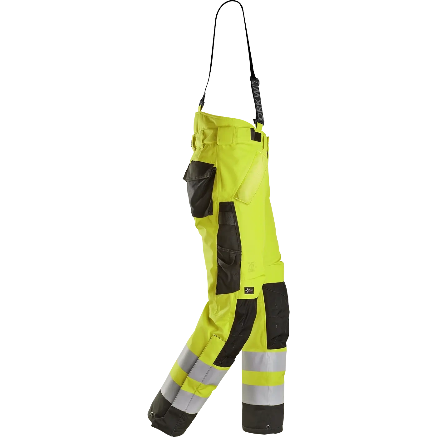 Vandeniui nelaidžios žieminės kelnės Snickers Workwear AllroundWork Hi-Vis